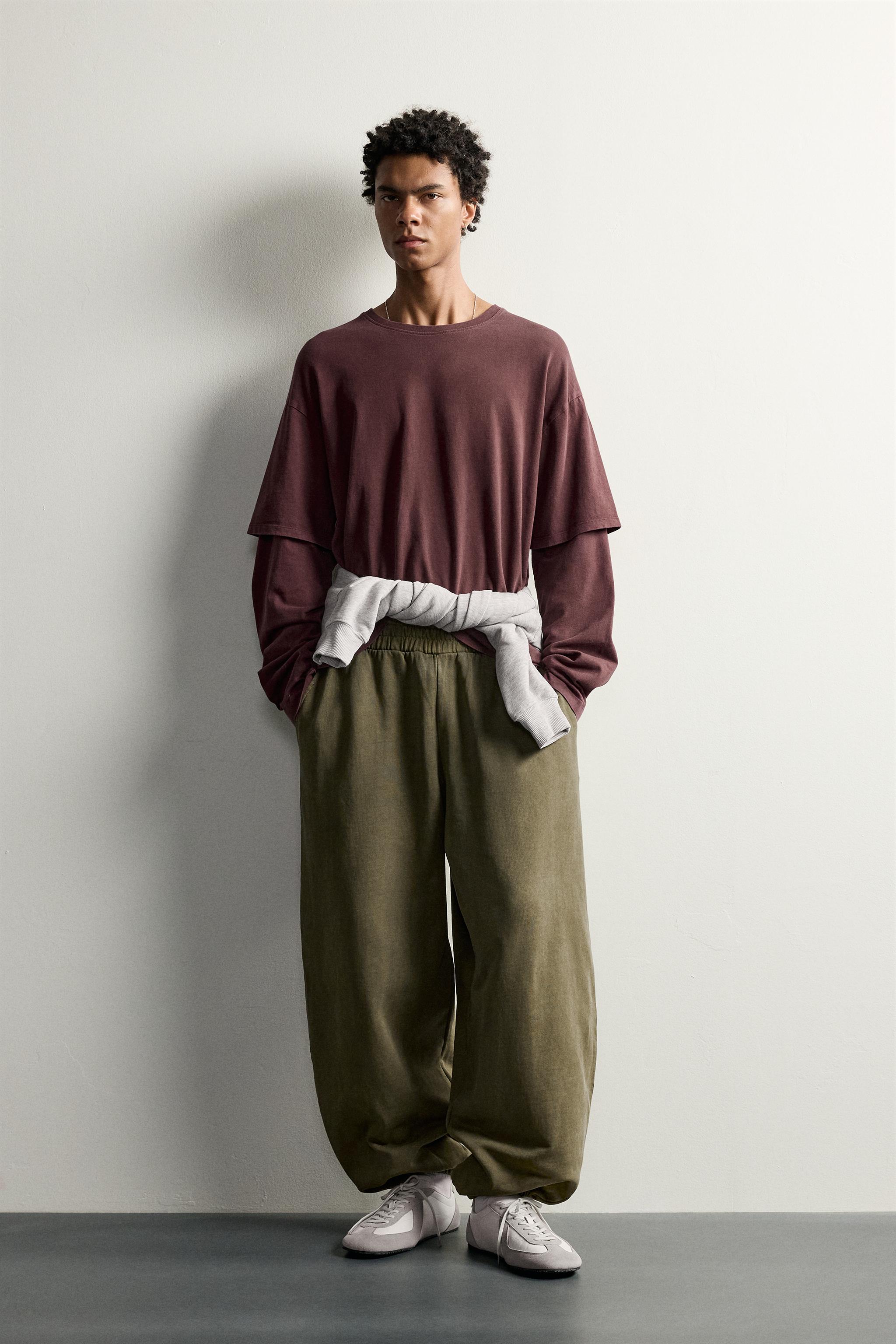 ФУТБОЛКА С ЭФФЕКТОМ МНОГОСЛОЙНОСТИ — ZARA