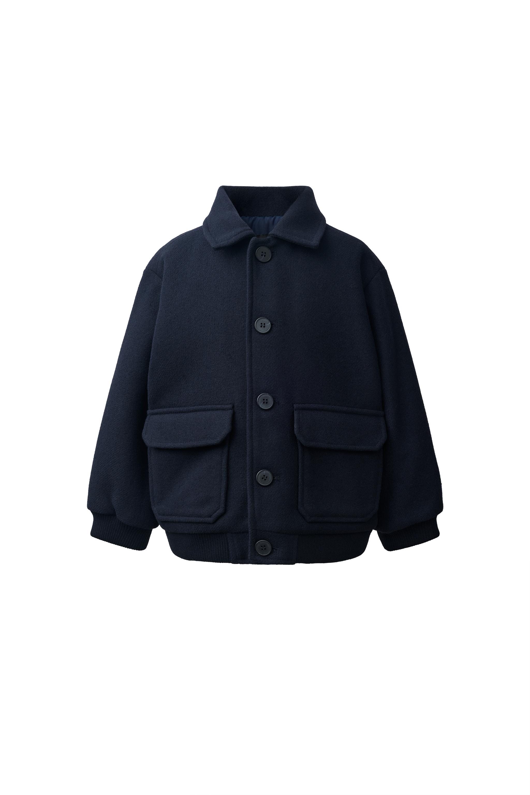 КУРТКА ИЗ СМЕСОВОЙ ШЕРСТИ — ZARA