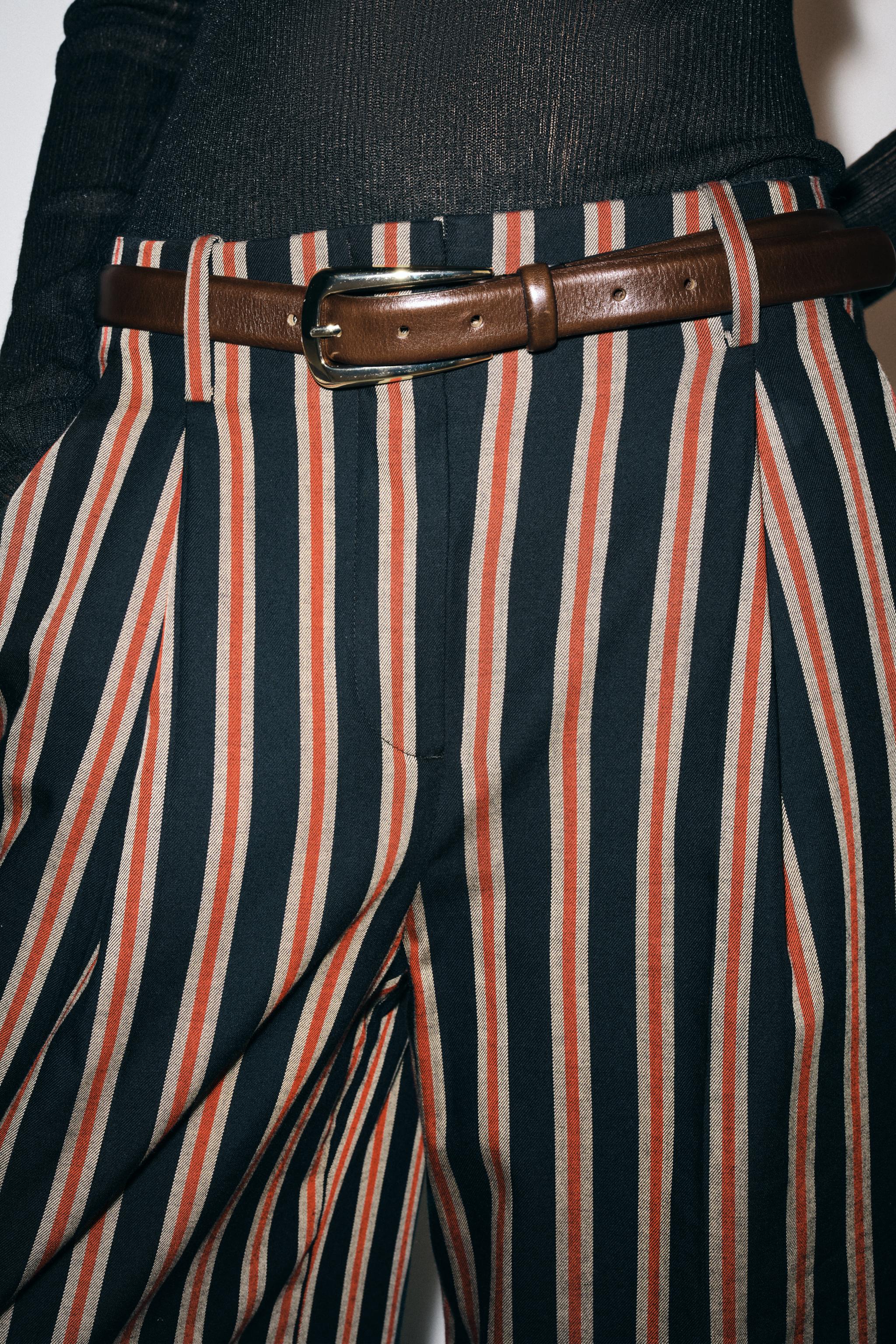 Ремень из натуральной кожи с пряжкой — ZARA