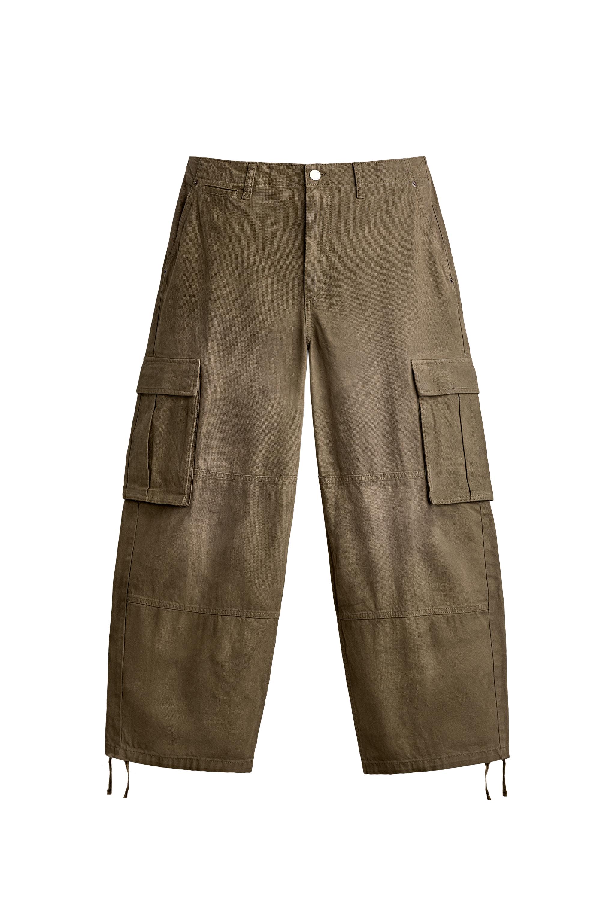 BALLOON  FIT CARGO TROUSERS — ZARA