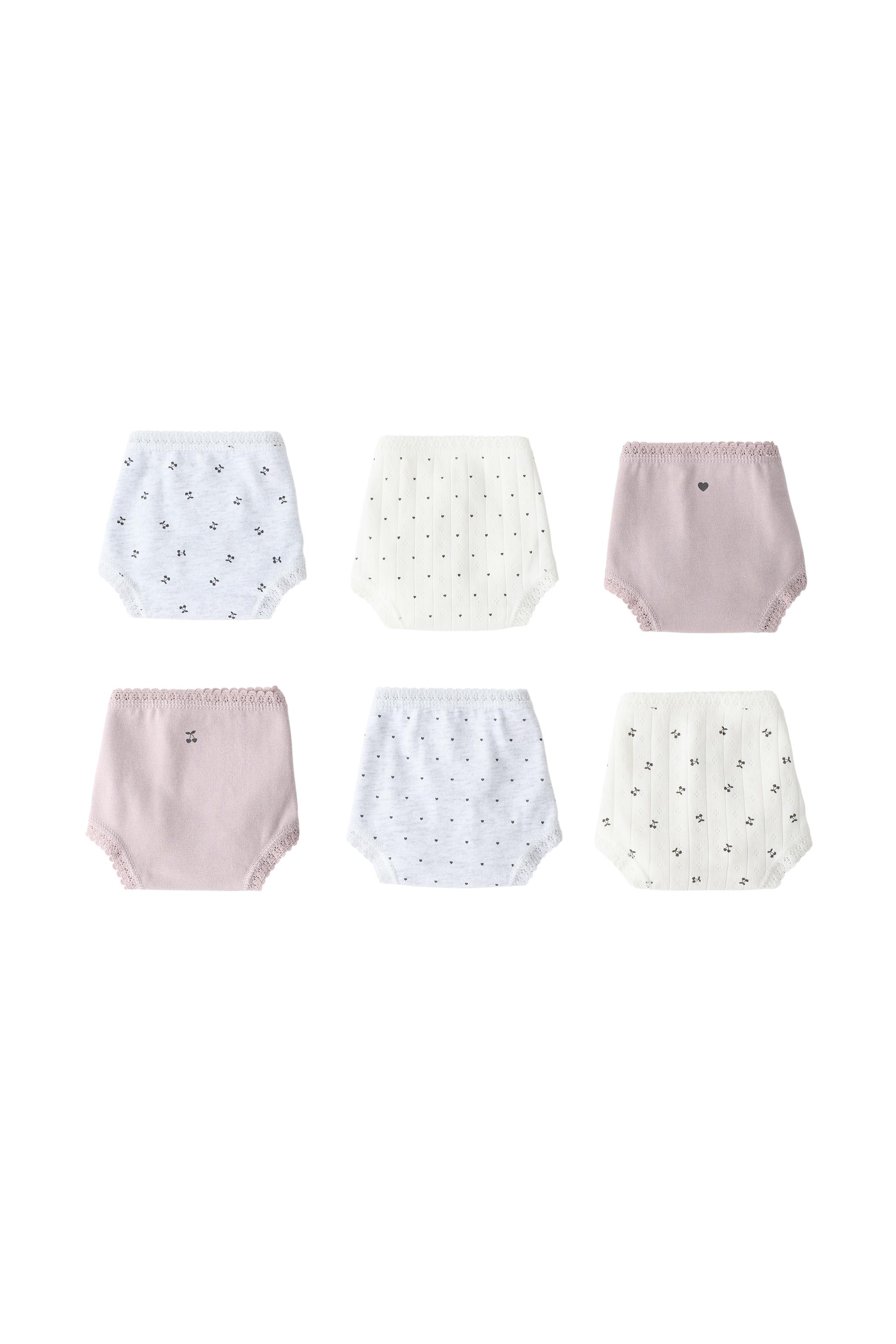 Набор из шести трусов с принтом 1,5-6 лет — ZARA