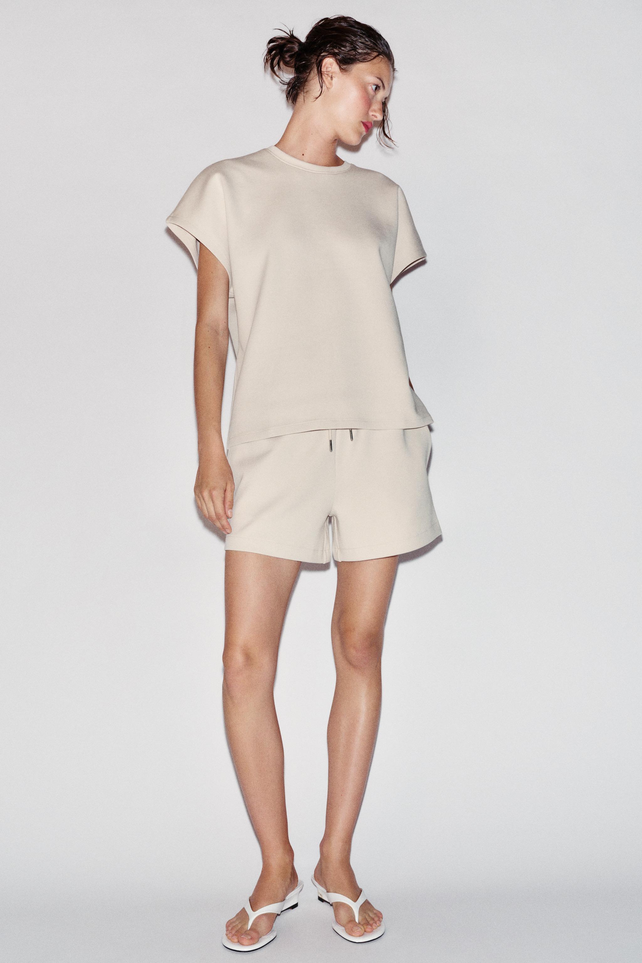 Шорты из интерлока — ZARA