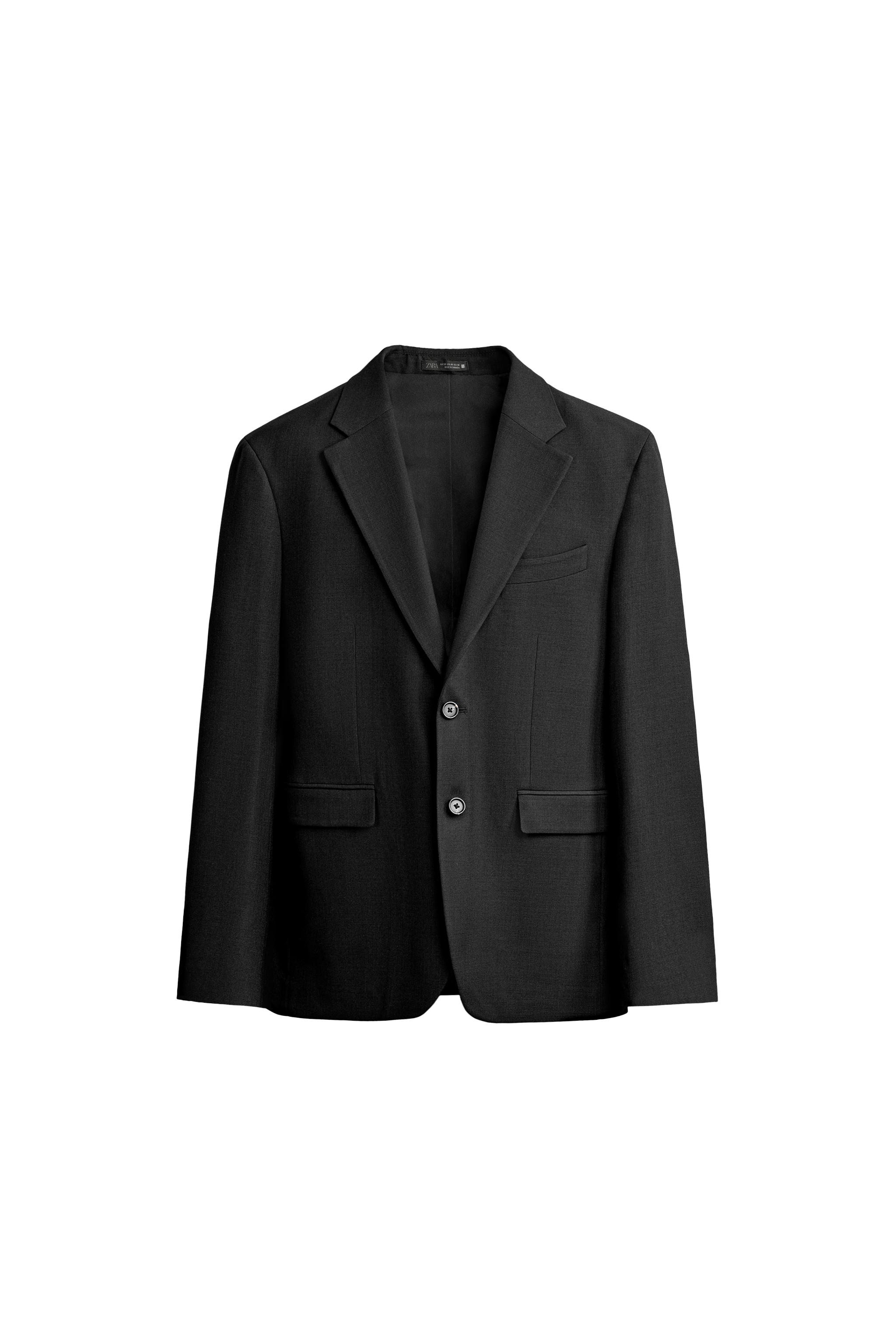 Костюмный блейзер комфортного кроя — ZARA