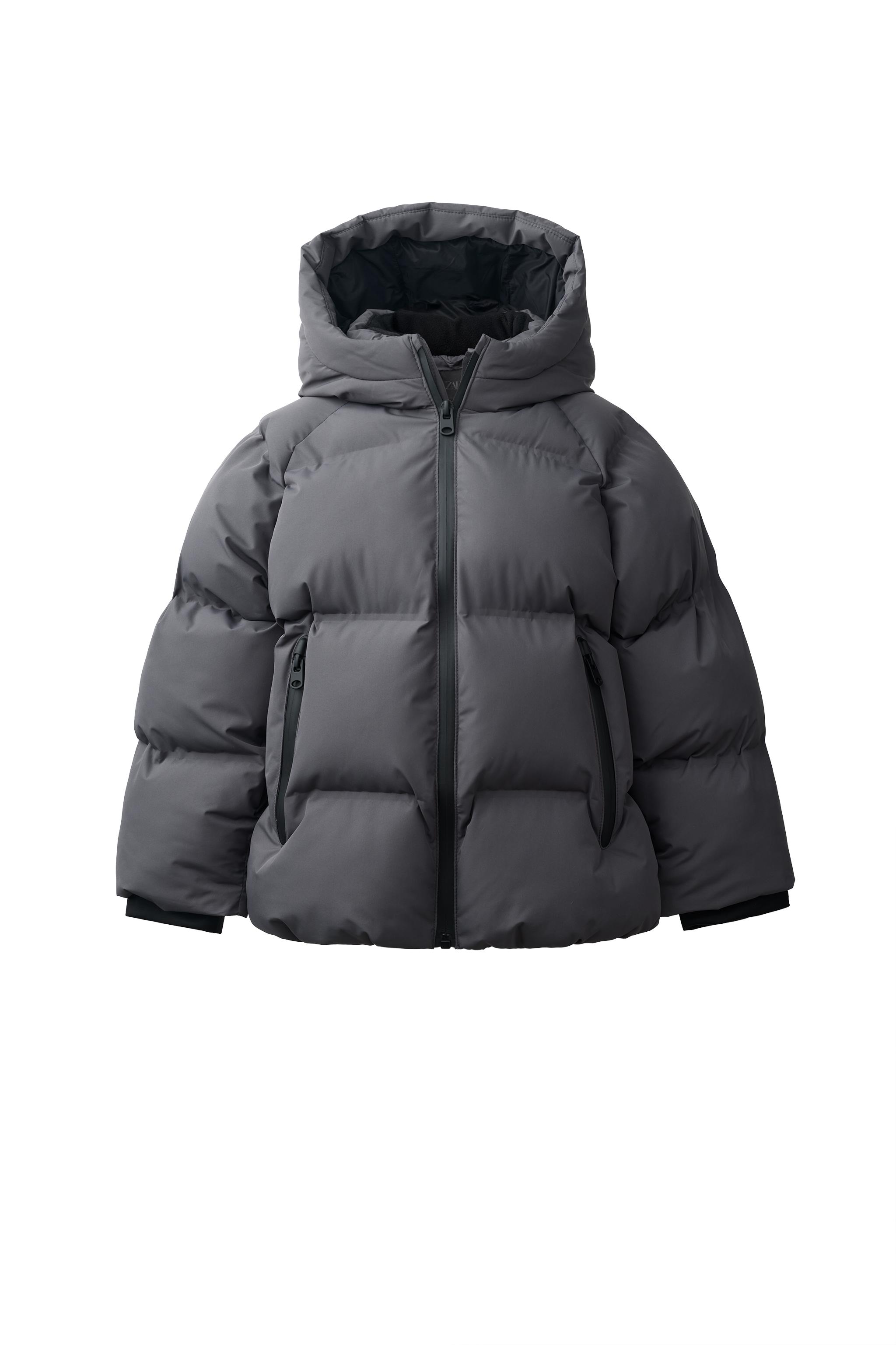 Пуховик с водоотталкивающим покрытием и худи — ZARA