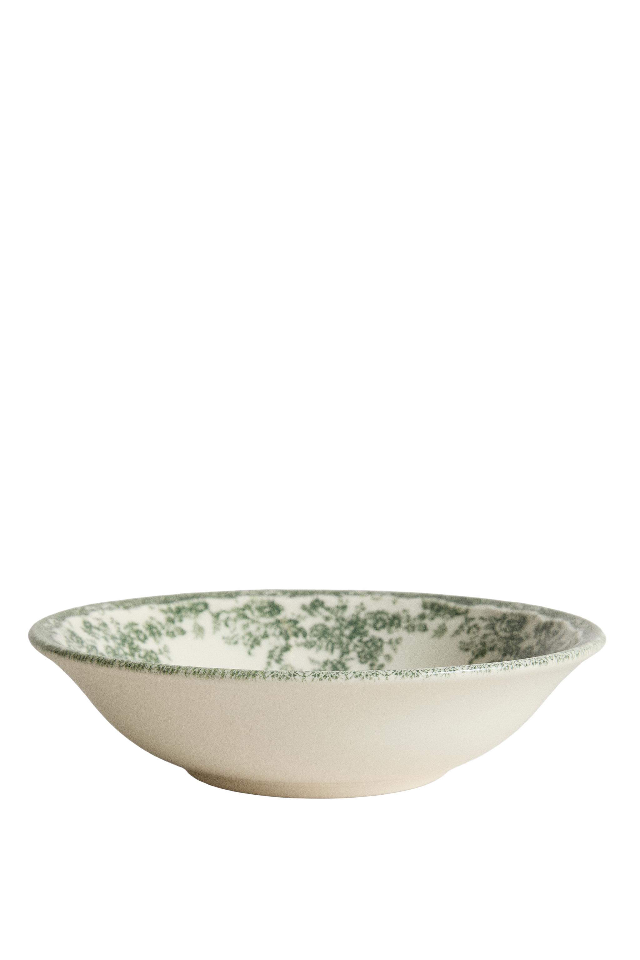 МИСКА ИЗ ФАЯНСА С ЦВЕТОЧНЫМ УЗОРОМ — Zara Home
