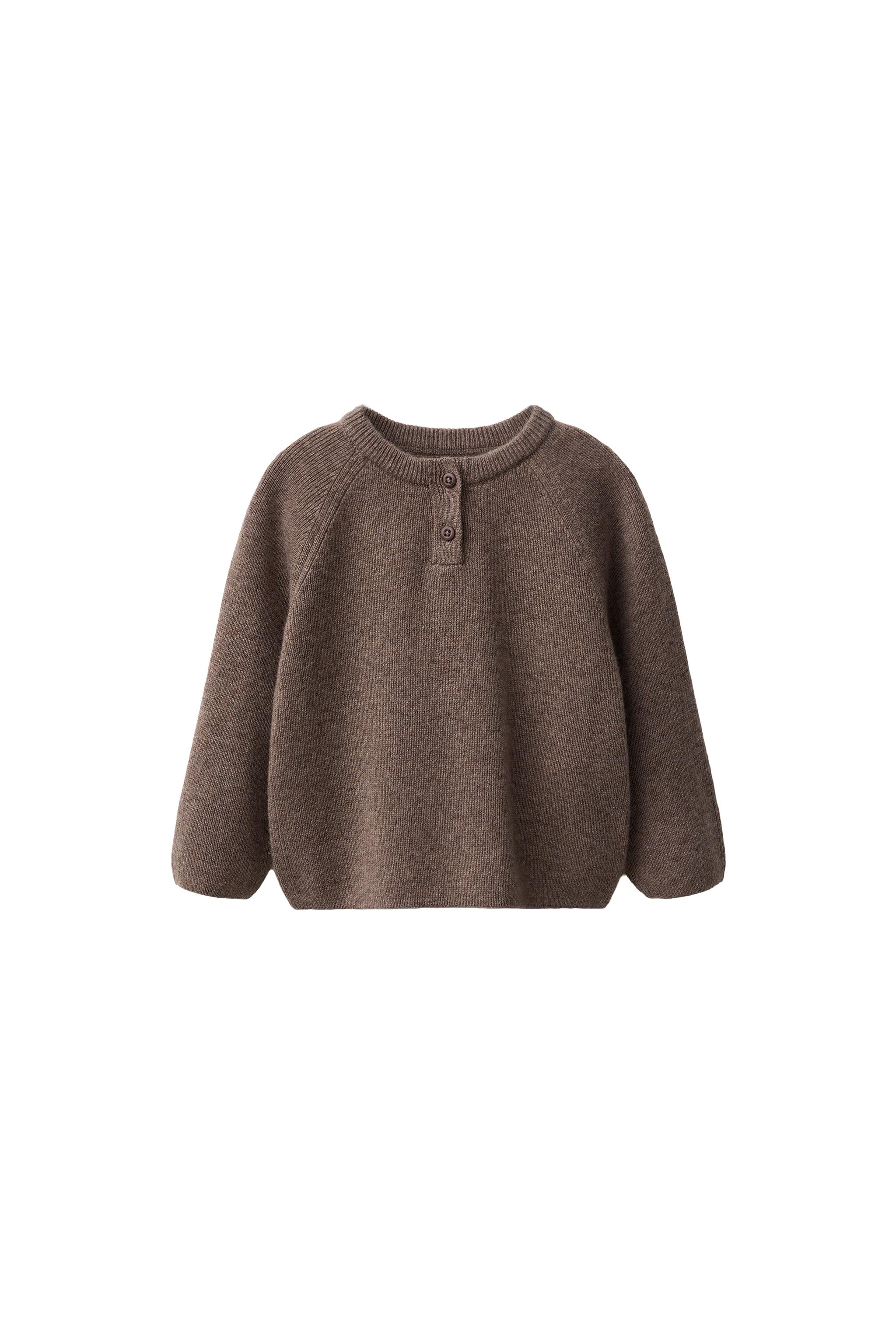 Трикотажный свитер из шерсти и кашемира — ZARA