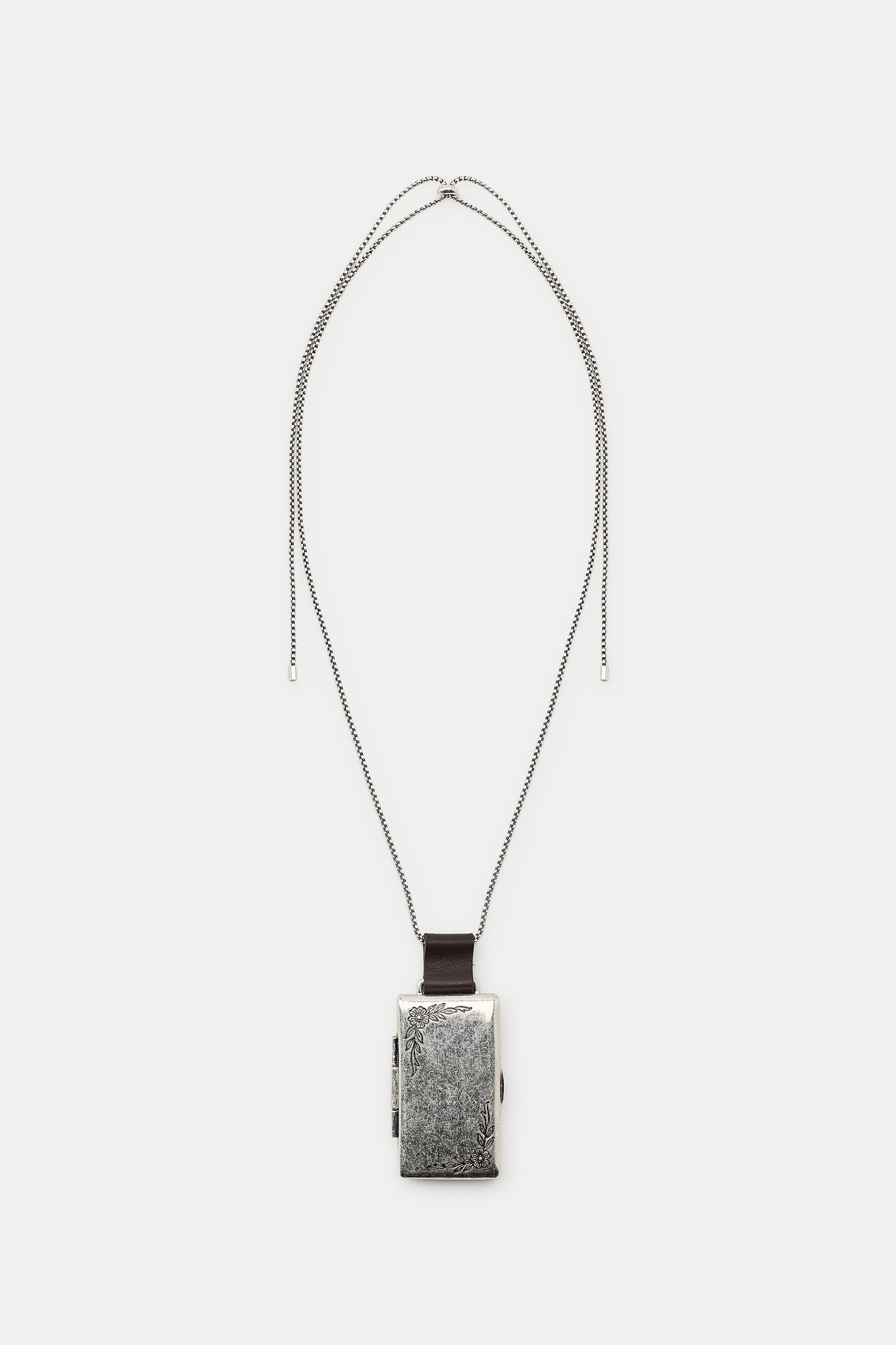 LONG METAL BOX CHAIN — ZARA
