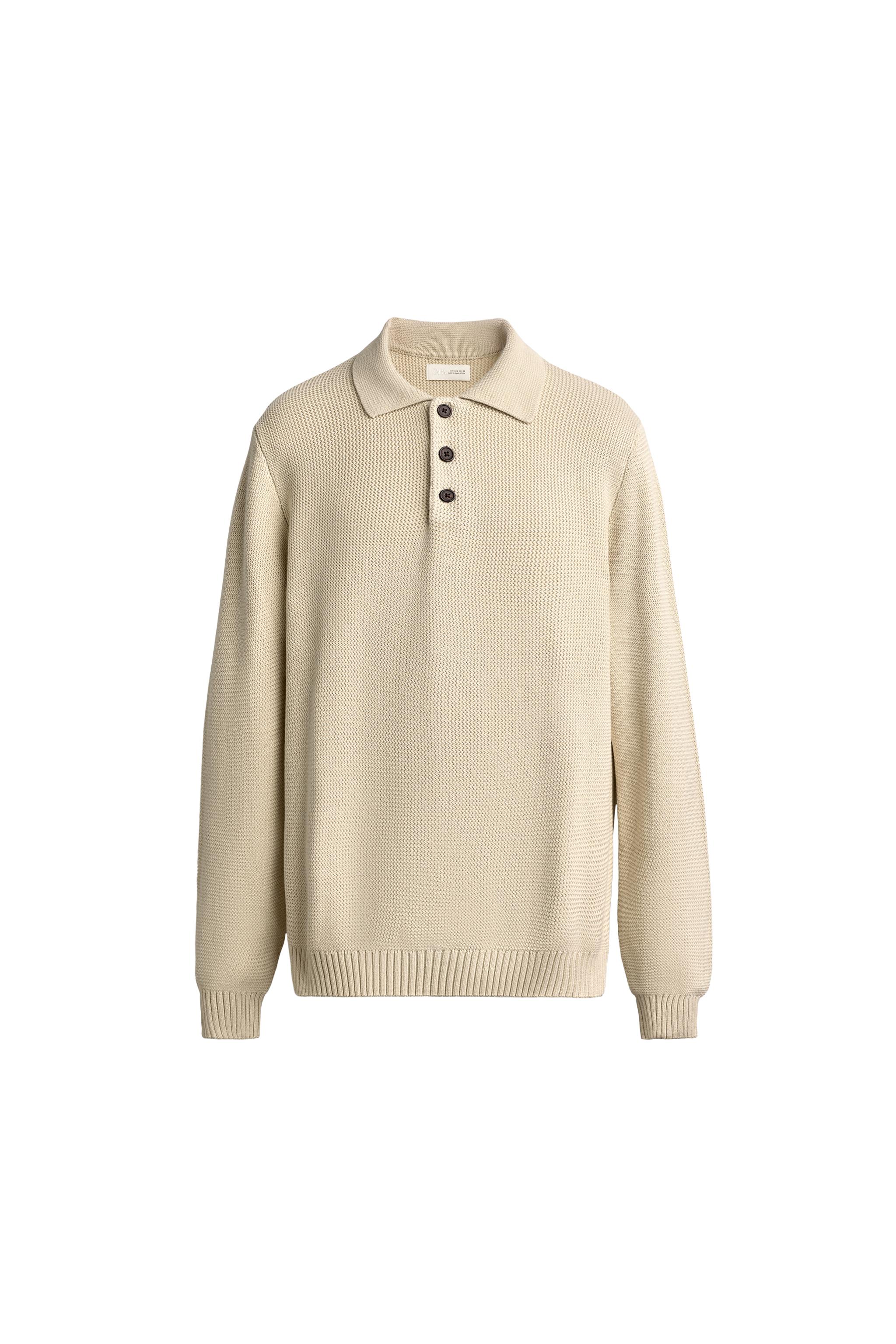 Поло из хлопкового трикотажа — ZARA