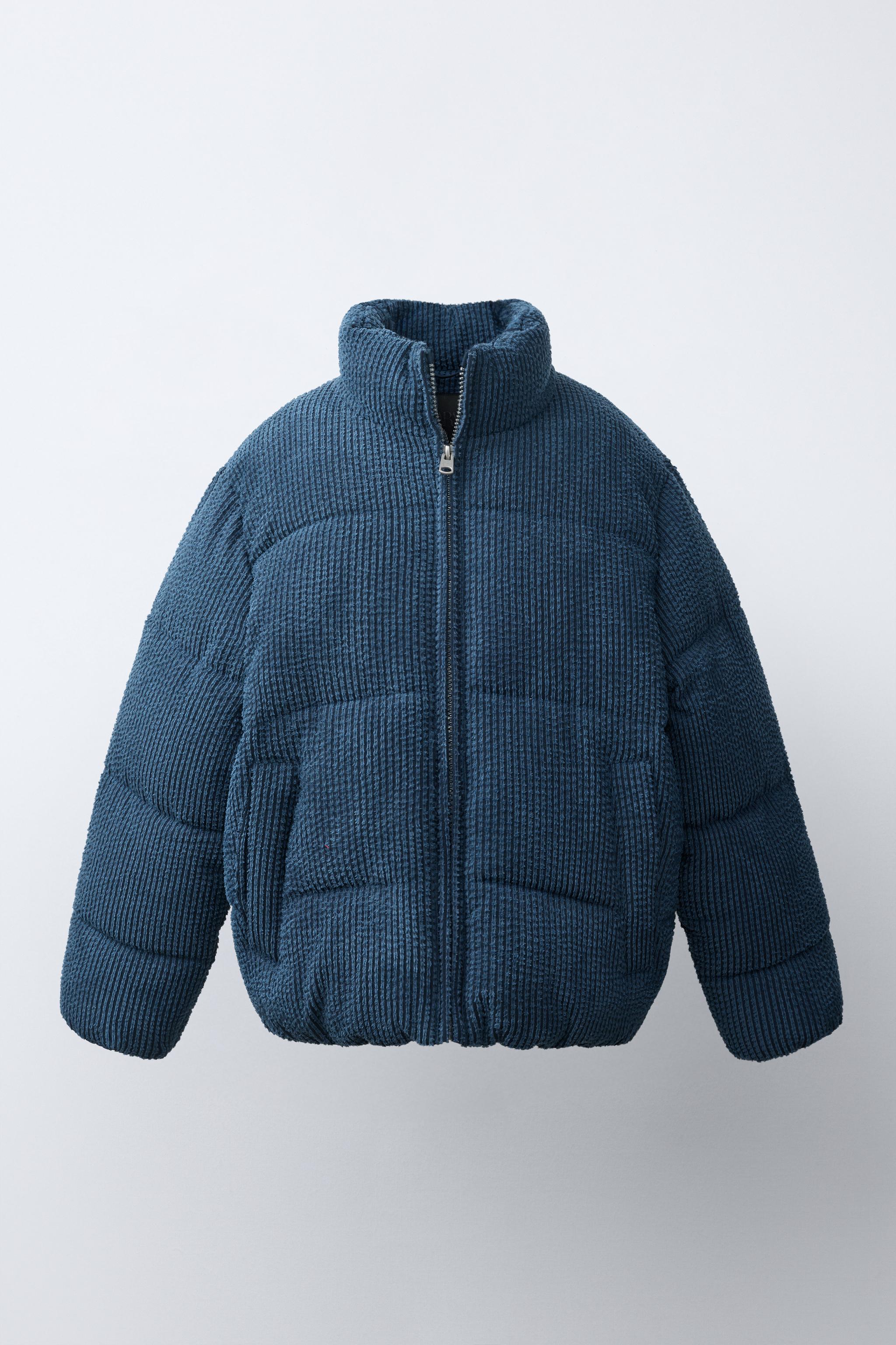 СТЕГАНАЯ КУРТКА ИЗ ВЕЛЬВЕТА — ZARA