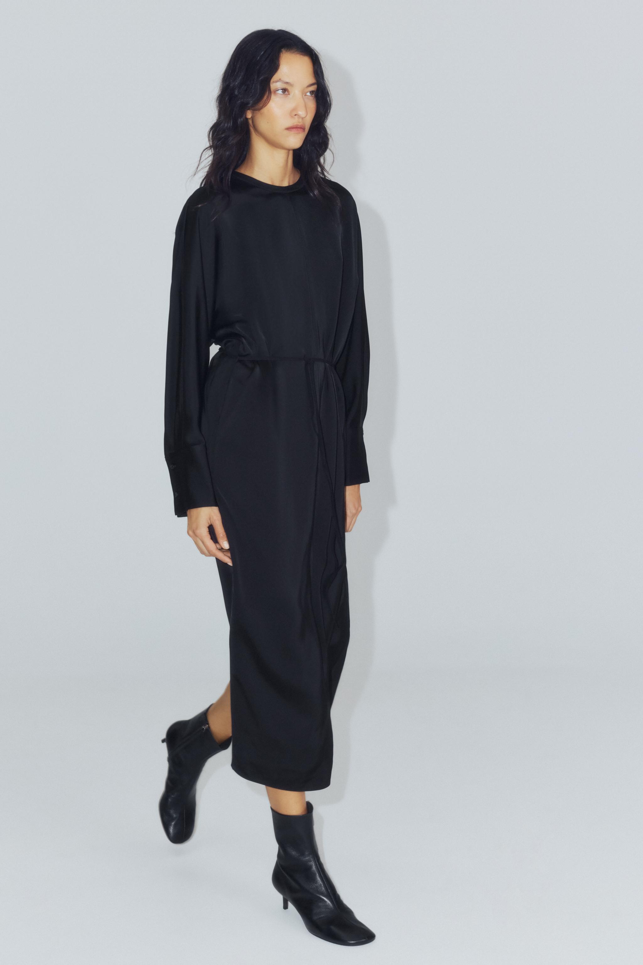 КОЖАНЫЕ БОТИЛЬОНЫ НА КАБЛУКЕ — ZARA