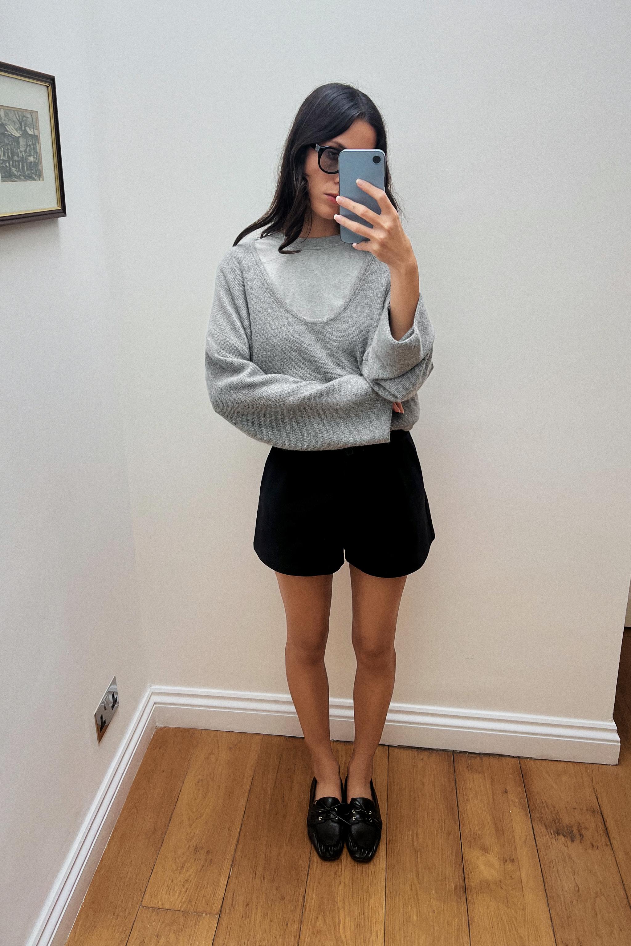 Шорты с вытачками — ZARA