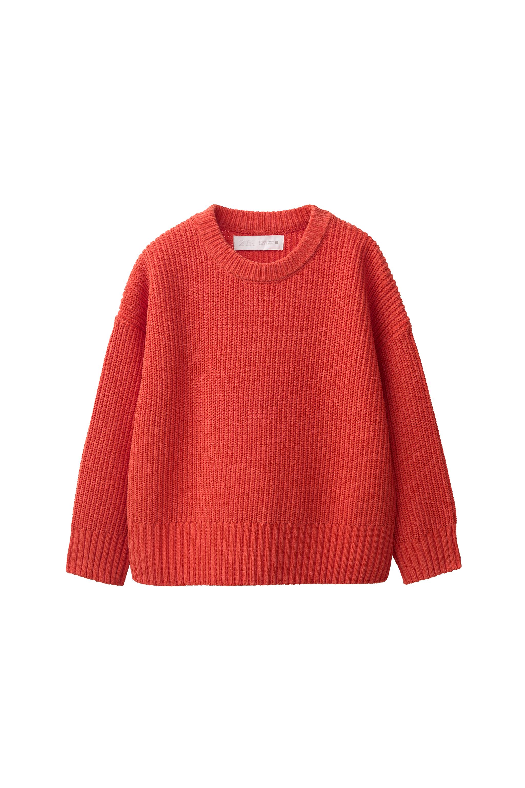 Джемпер из фактурной вязки — ZARA