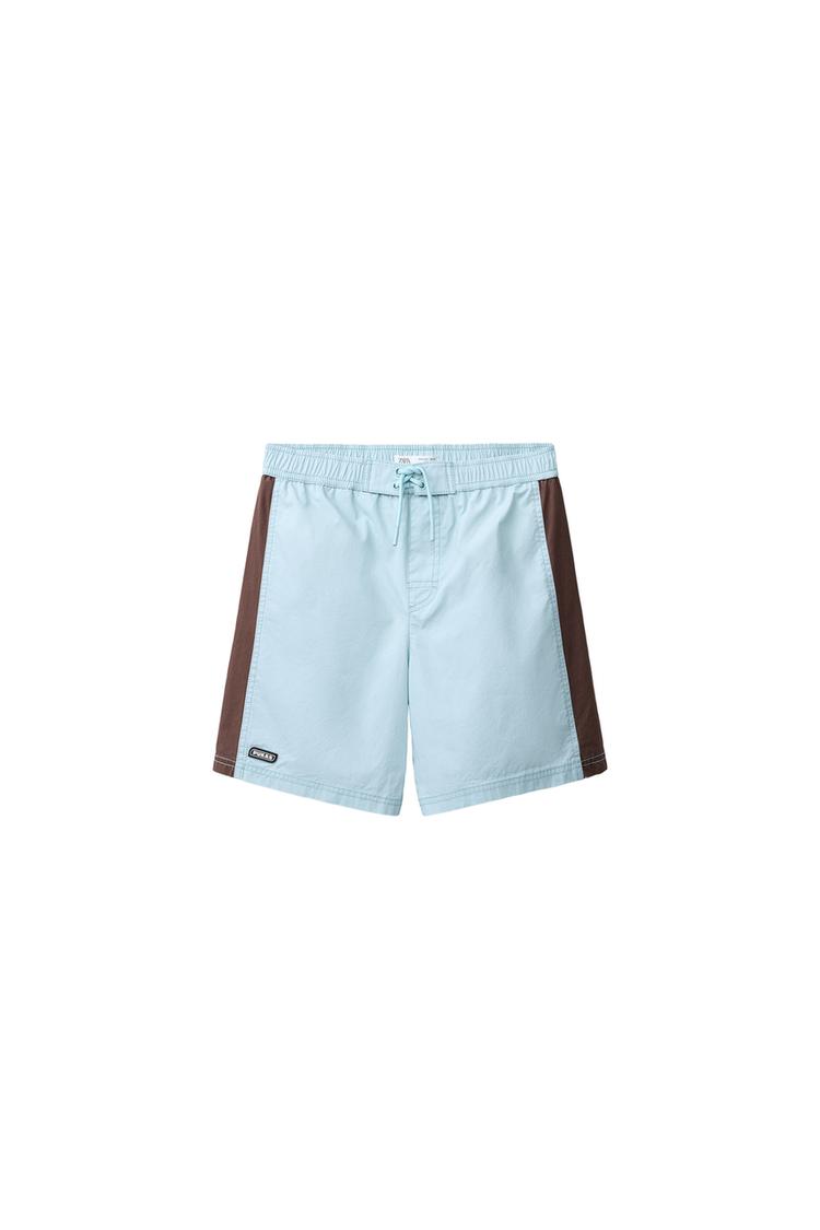 Шорты для плавания в стиле колор-блок PUKAS SURF на возраст 6-14 лет