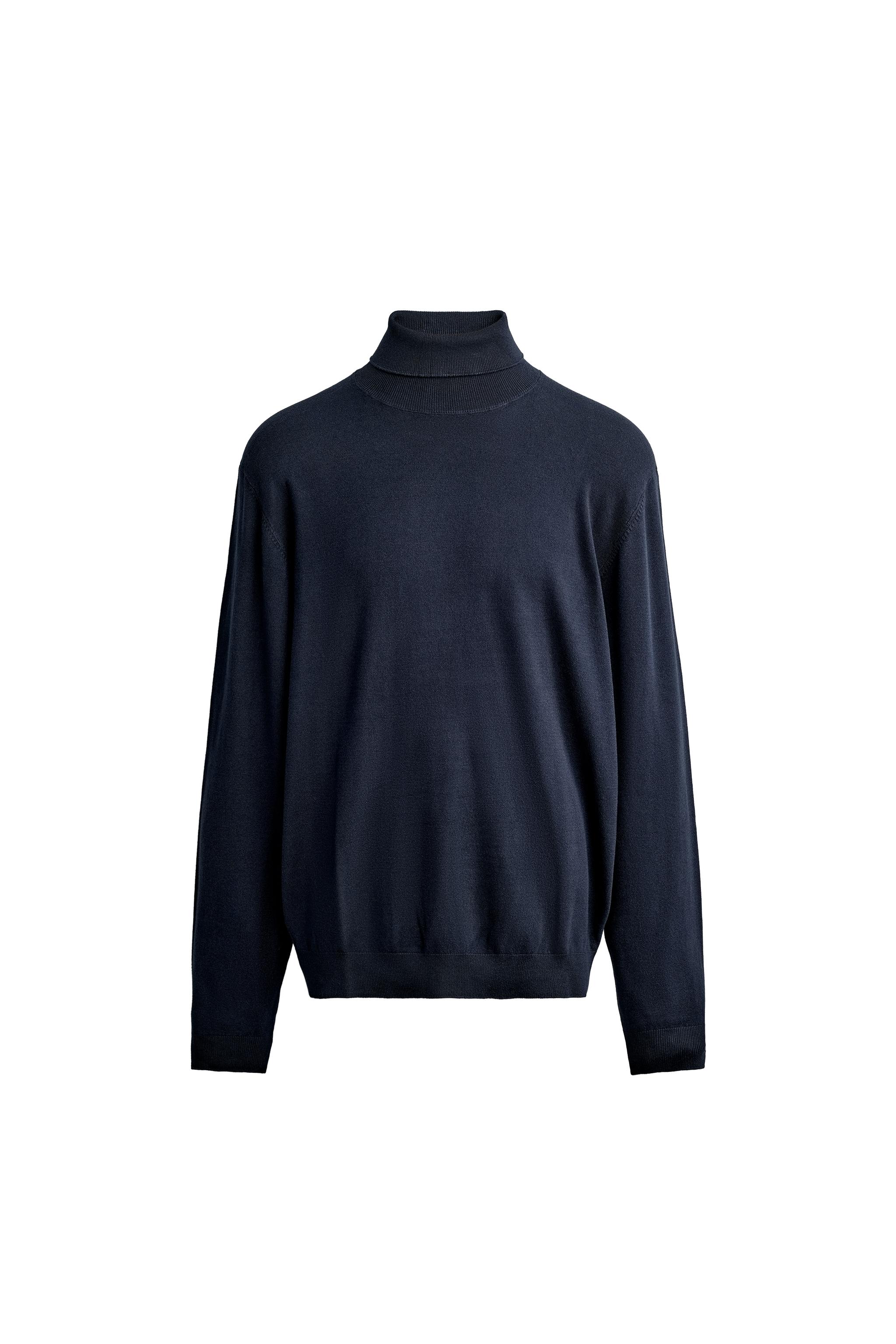 Базовый джемпер с высоким воротом — ZARA