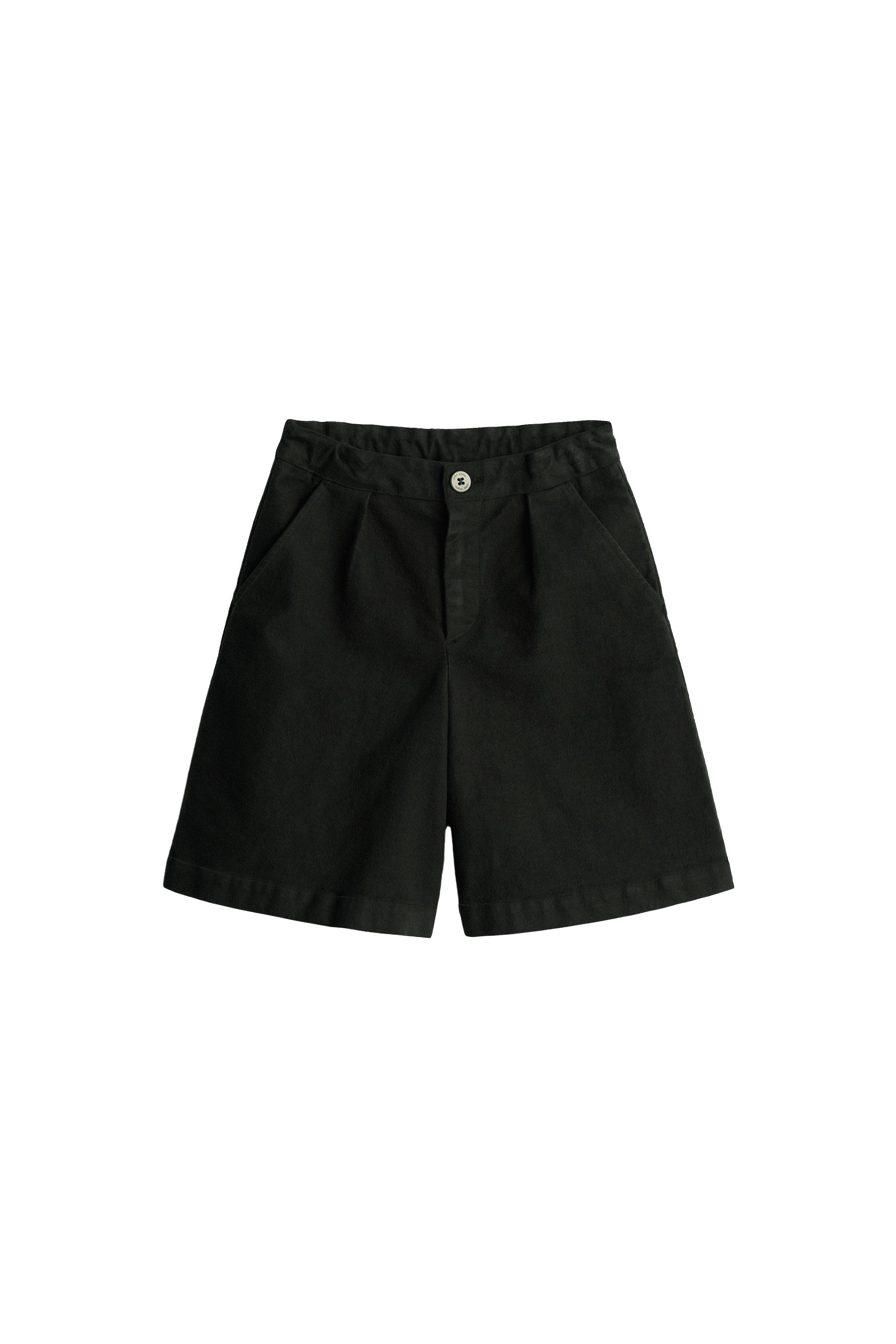 LIMITED EDITION VELVET DARTED BERMUDA SHORTS — ZARA