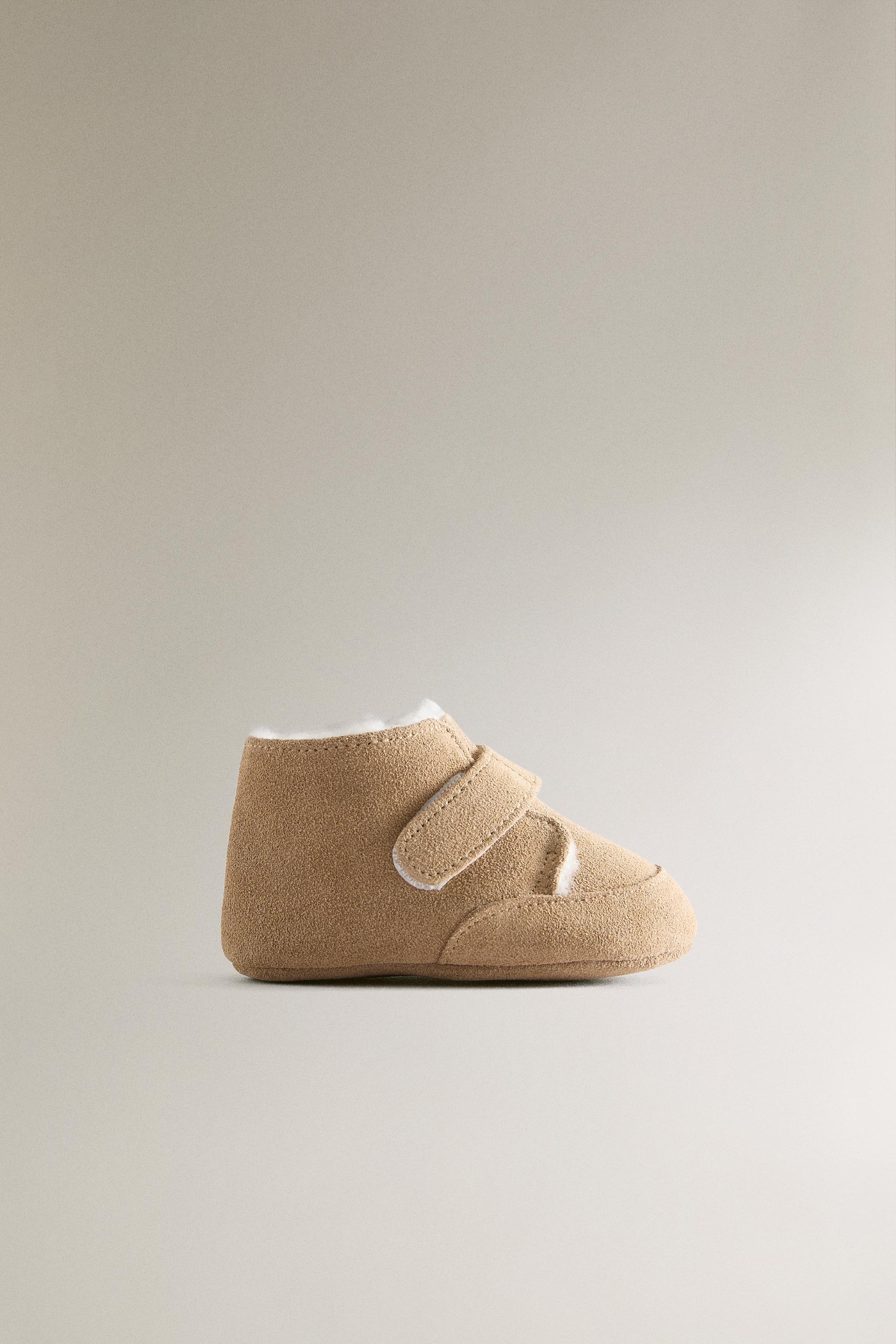 WARM LEATHER BOOT BOOTIES — ZARA
