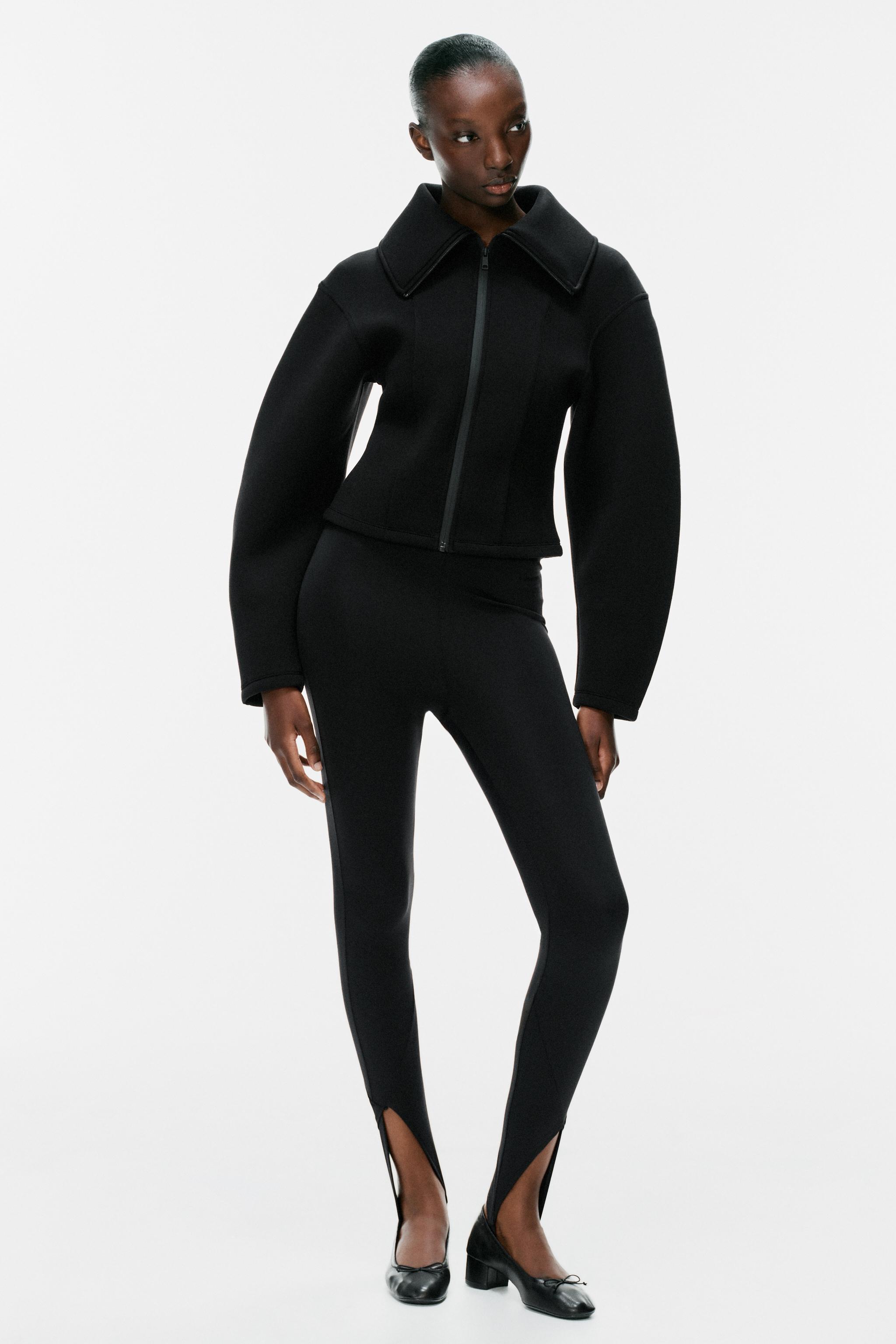 КУРТКА ИЗ ТЕХНИЧЕСКОЙ ТКАНИ С ОБЪЕМНЫМИ РУКАВАМИ — ZARA