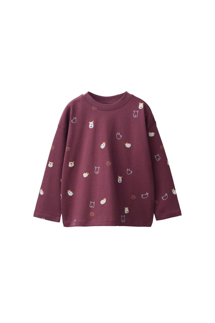 Футболка с принтом щенков