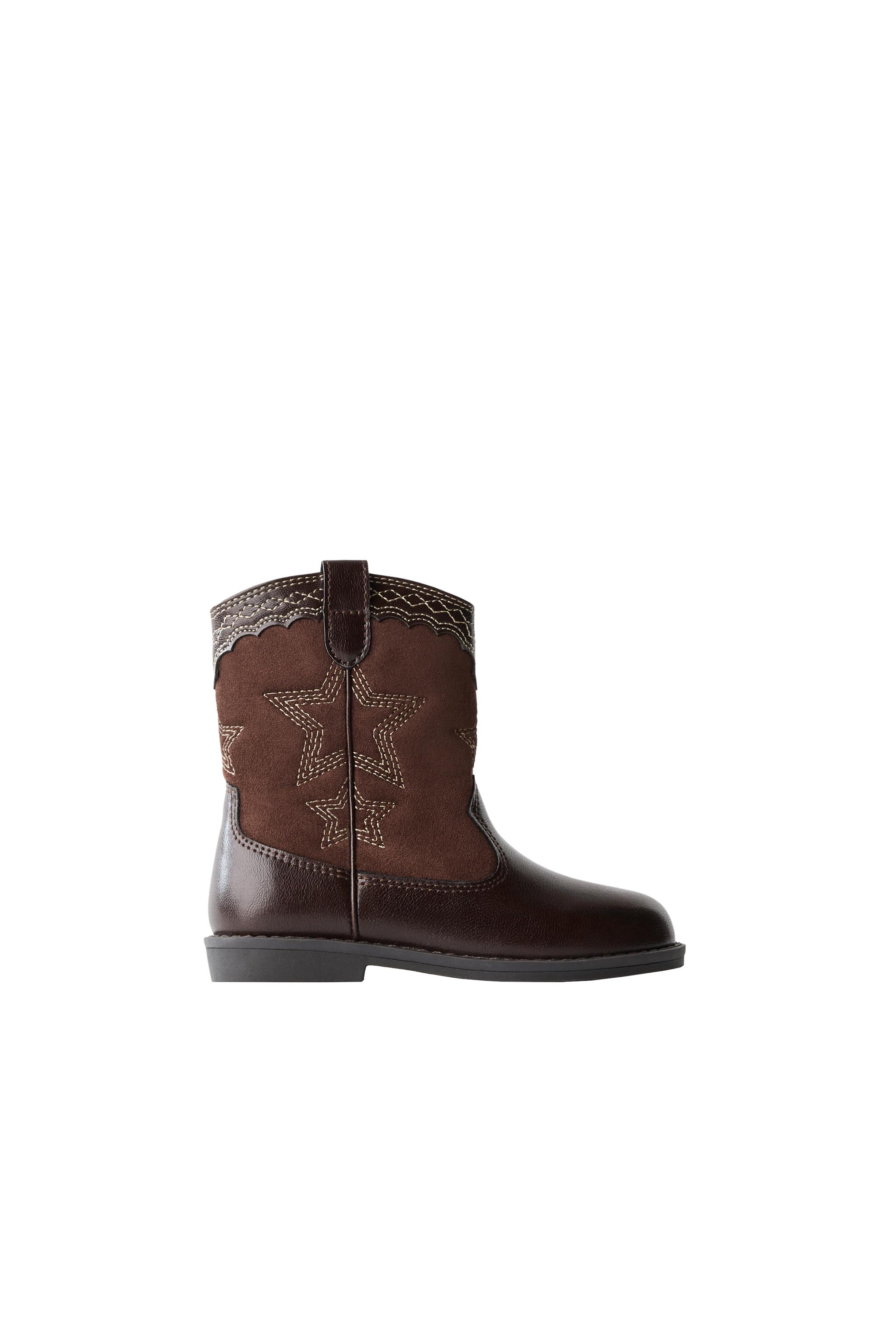 Ковбойские сапоги с вышивкой — ZARA