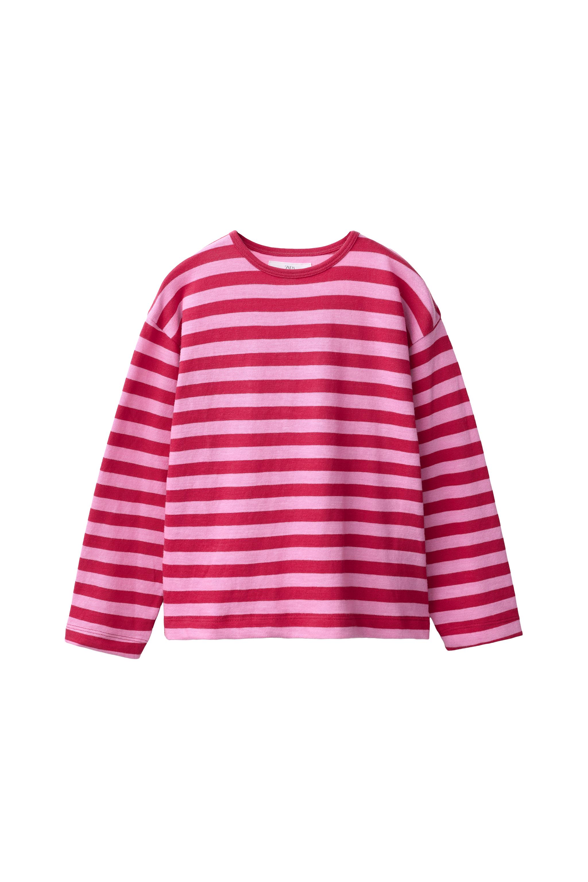 Футболка в тонкую полоску — ZARA