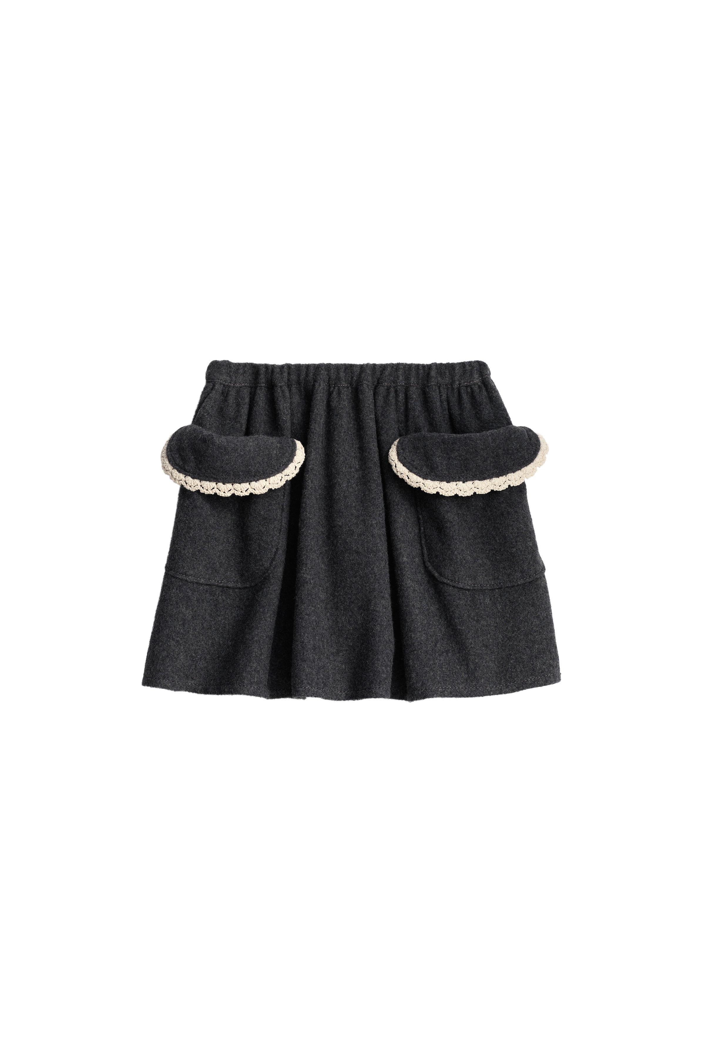 LIMITED EDITION CROCHET WOOL BLEND SKIRT — ZARA