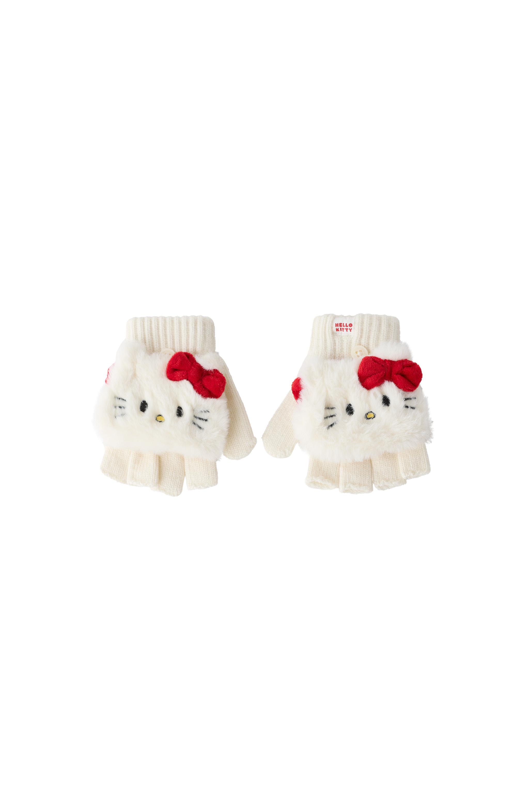 Варежки HELLO KITTY © SANRIO с вышивкой — ZARA