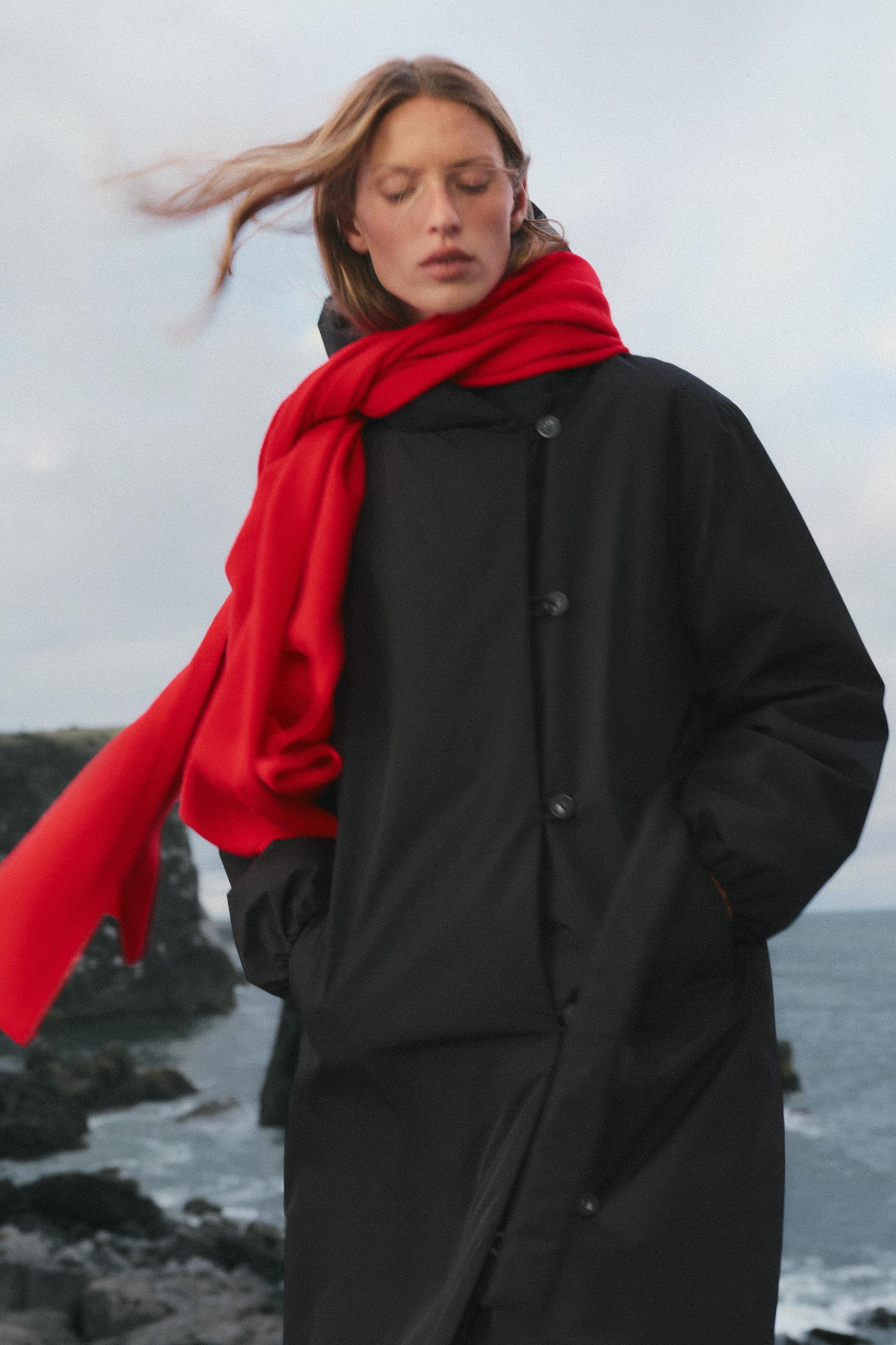 СТЕГАНЫЙ АНОРАК С ПОЯСОМ WATER REPELLENT WINDPROOF — ZARA