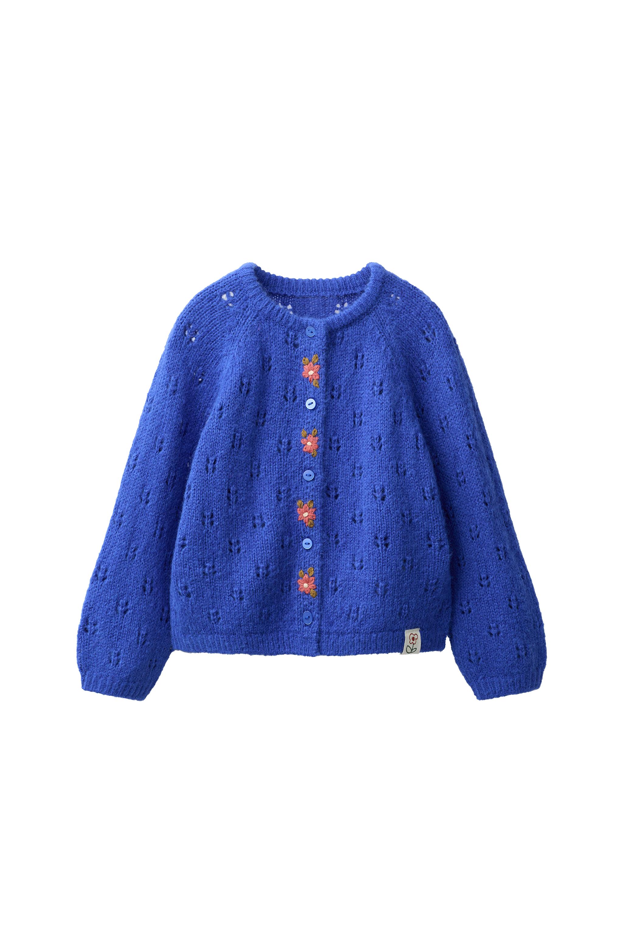 КАРДИГАН С ВЫШИТЫМИ ЦВЕТАМИ — ZARA