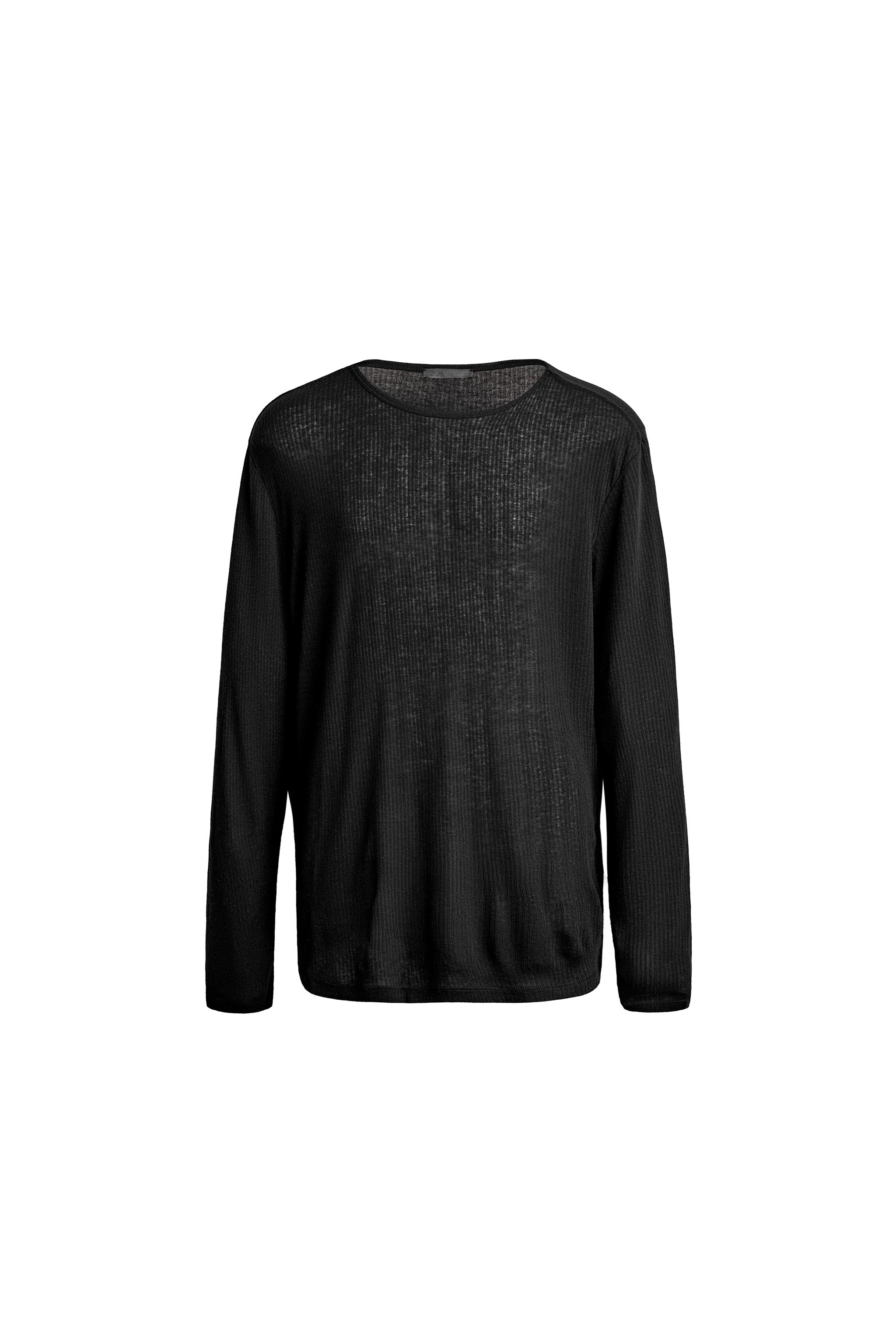 ПОЛУПРОЗРАЧНАЯ ФУТБОЛКА СВОБОДНОГО КРОЯ — ZARA