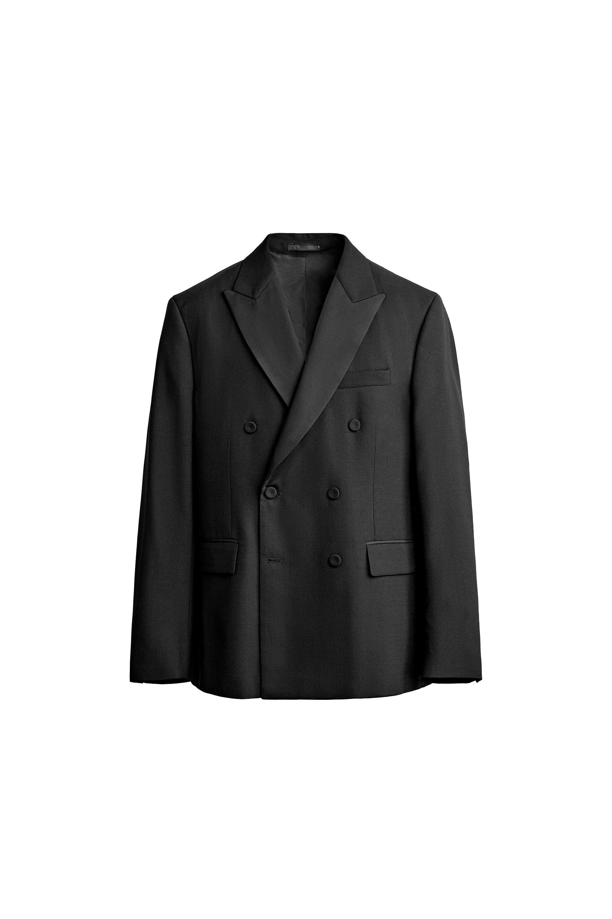 ДВУБОРТНЫЙ БЛЕЙЗЕР-СМОКИНГ — ZARA