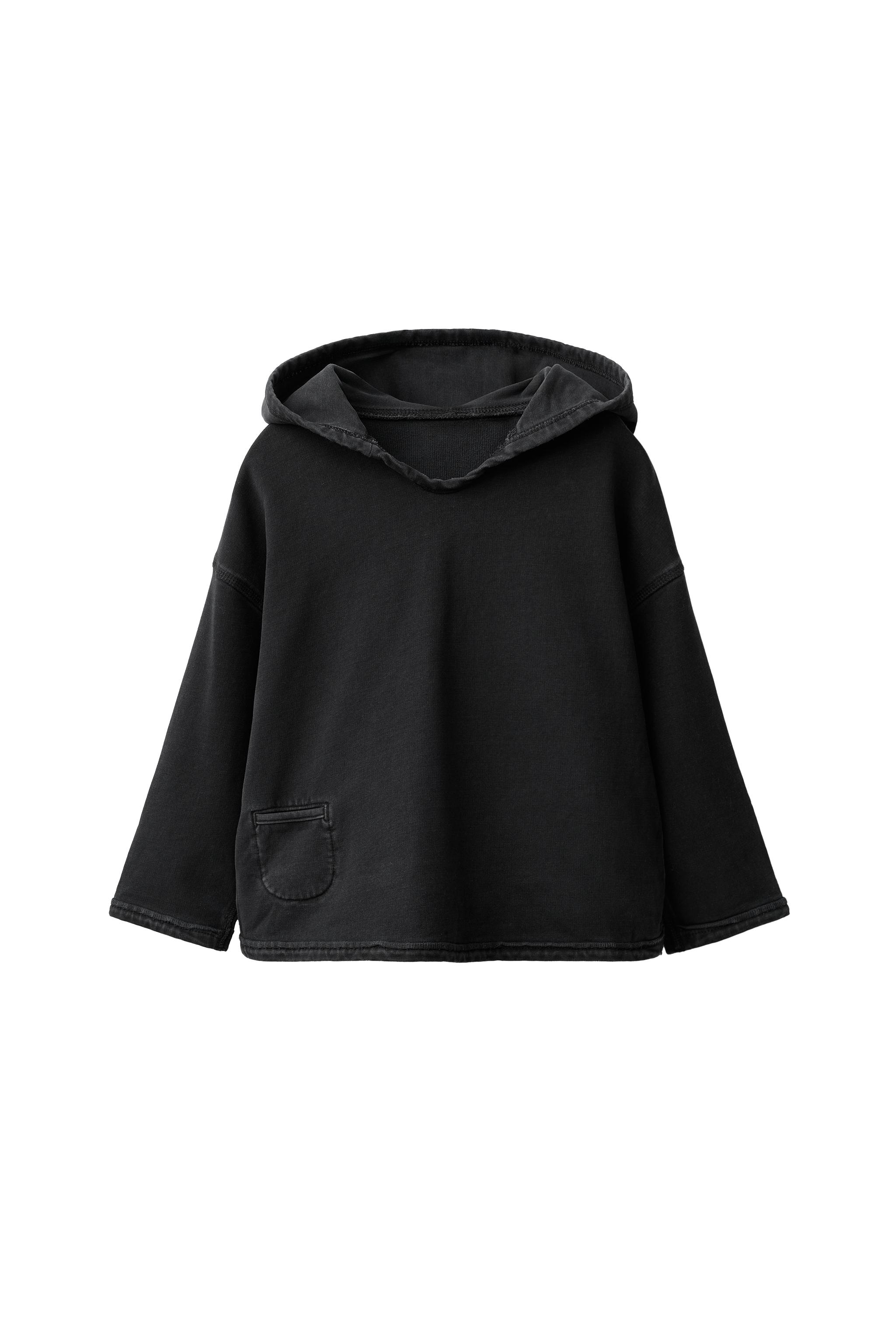 Однотонное худи — ZARA