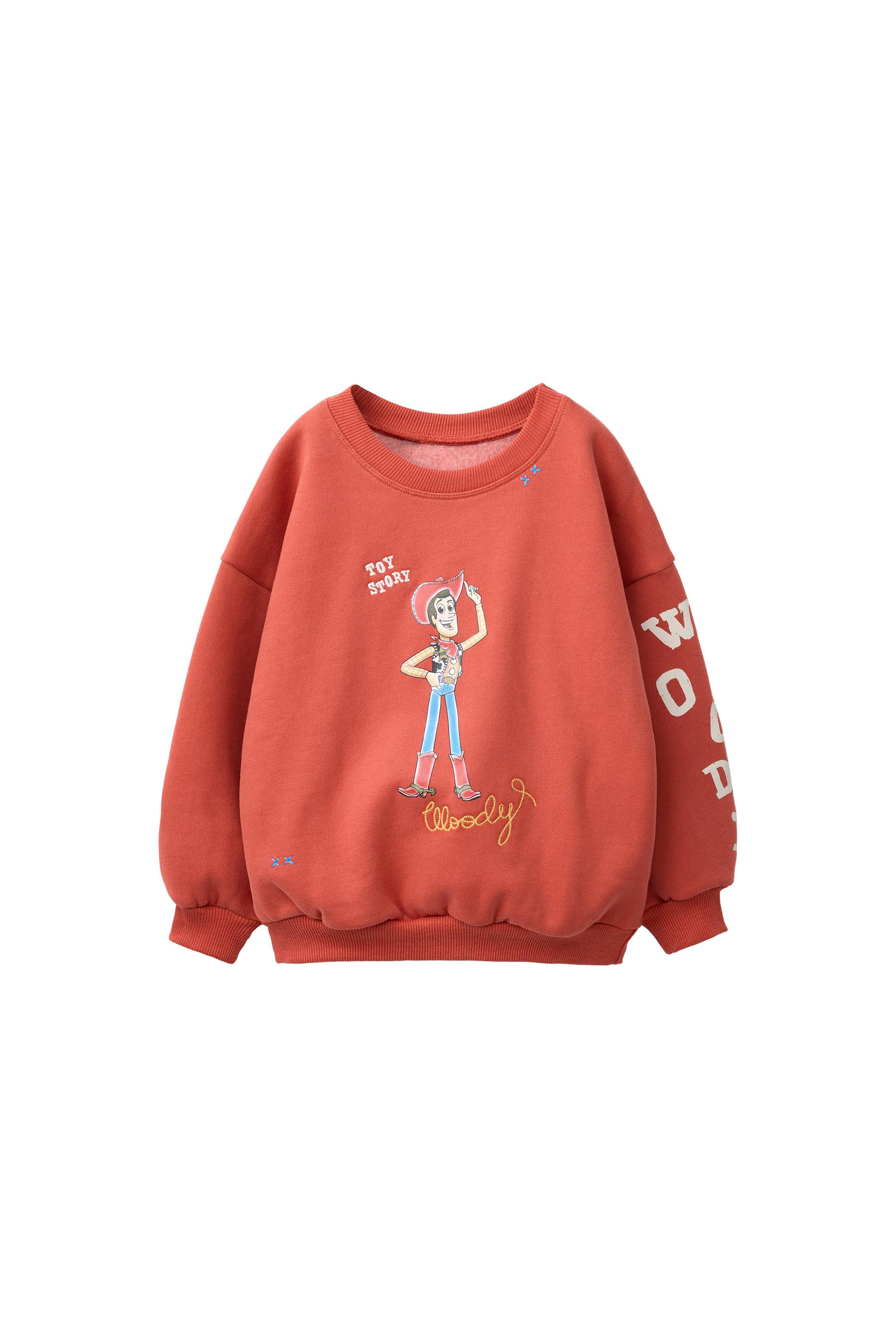 TOY STORY © DISNEY PIXAR PRINTED AND EMBROIDERED SWEATSHIRT — ZARA