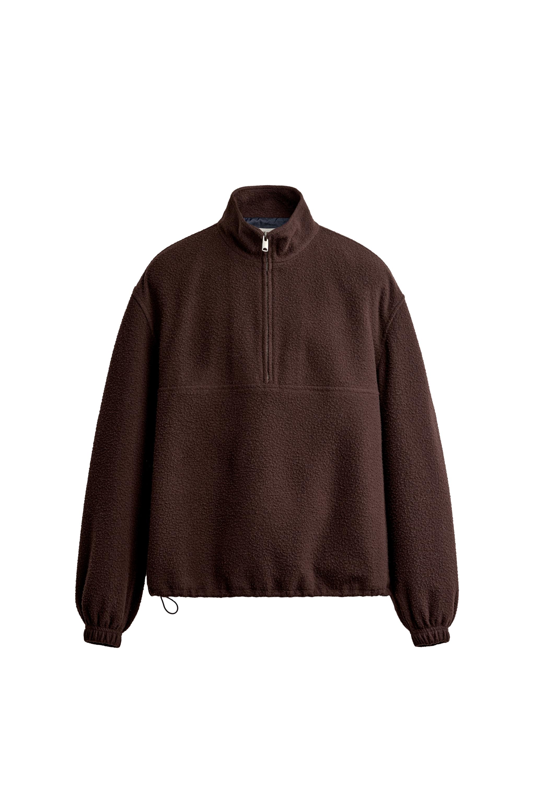 MANTECO® WOOL BLEND ANORAK — ZARA