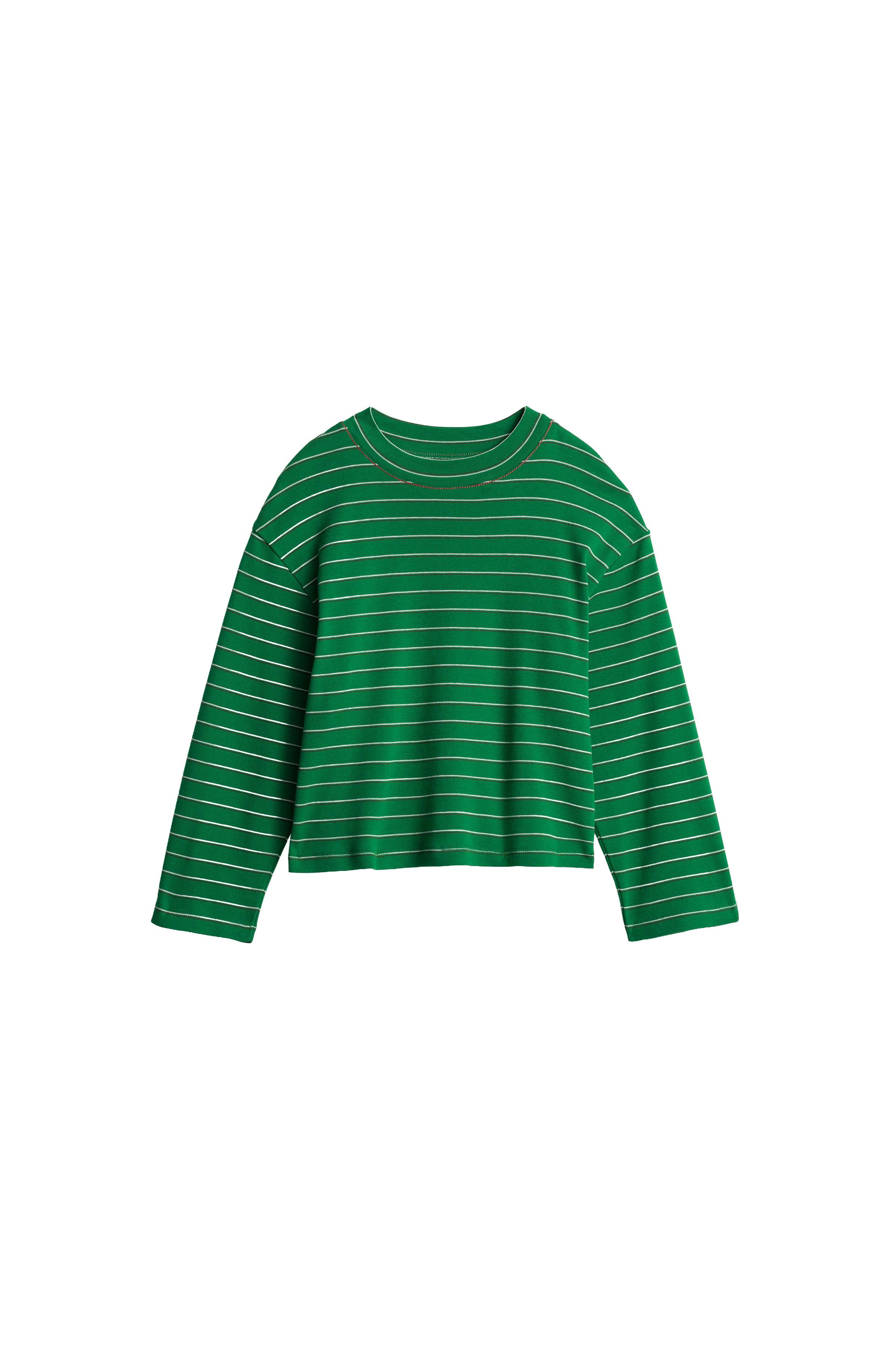 LIMITED EDITION STITCHED STRIPED T-SHIRT — ZARA