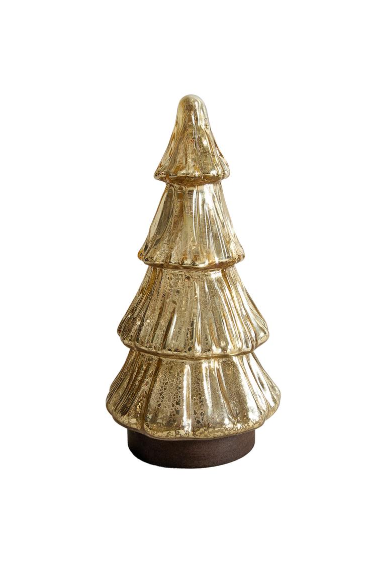 GLASS LED CHRISTMAS TREE (31 CM)