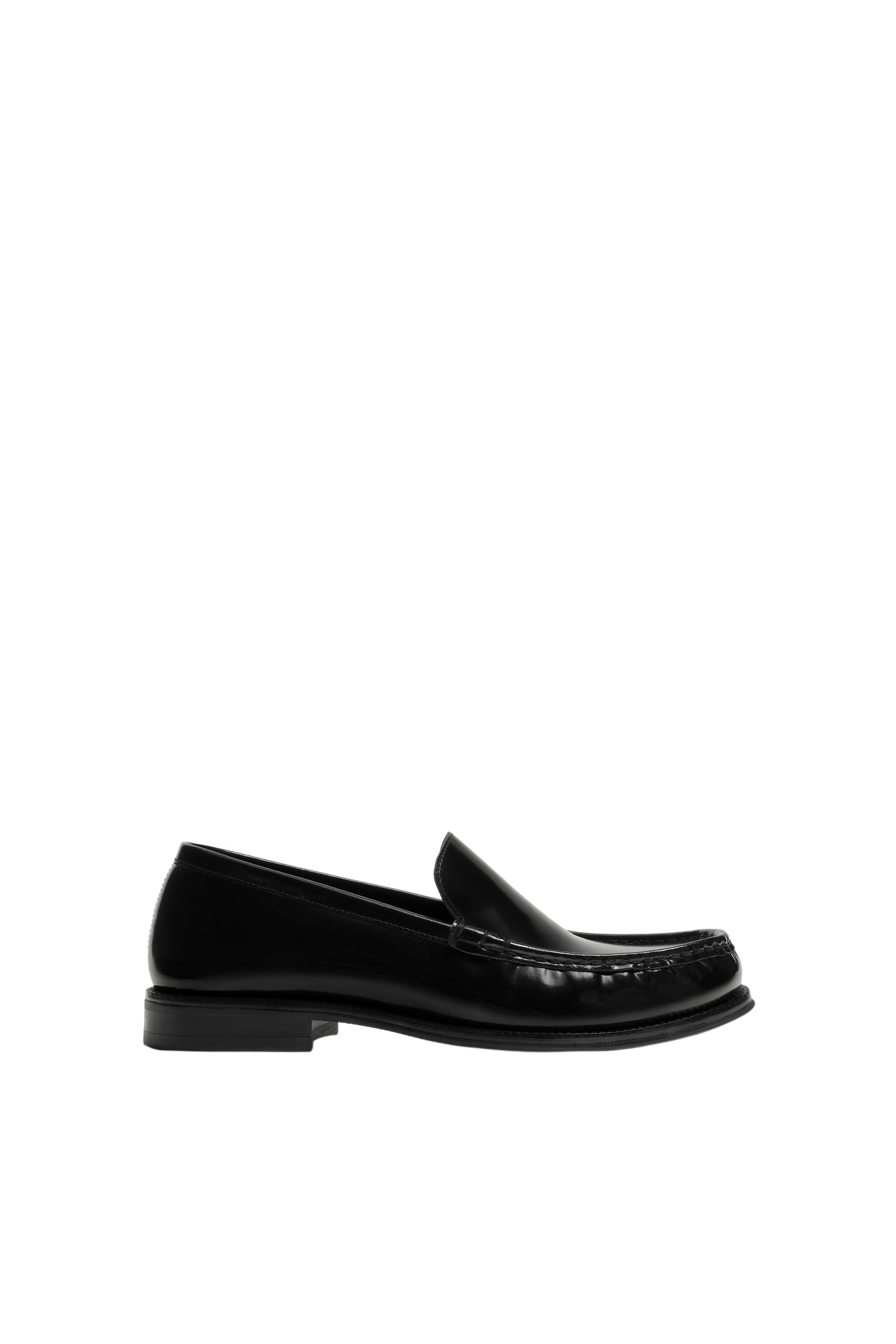 КОЖАНЫЕ СТРОГИЕ ЛОФЕРЫ — ZARA
