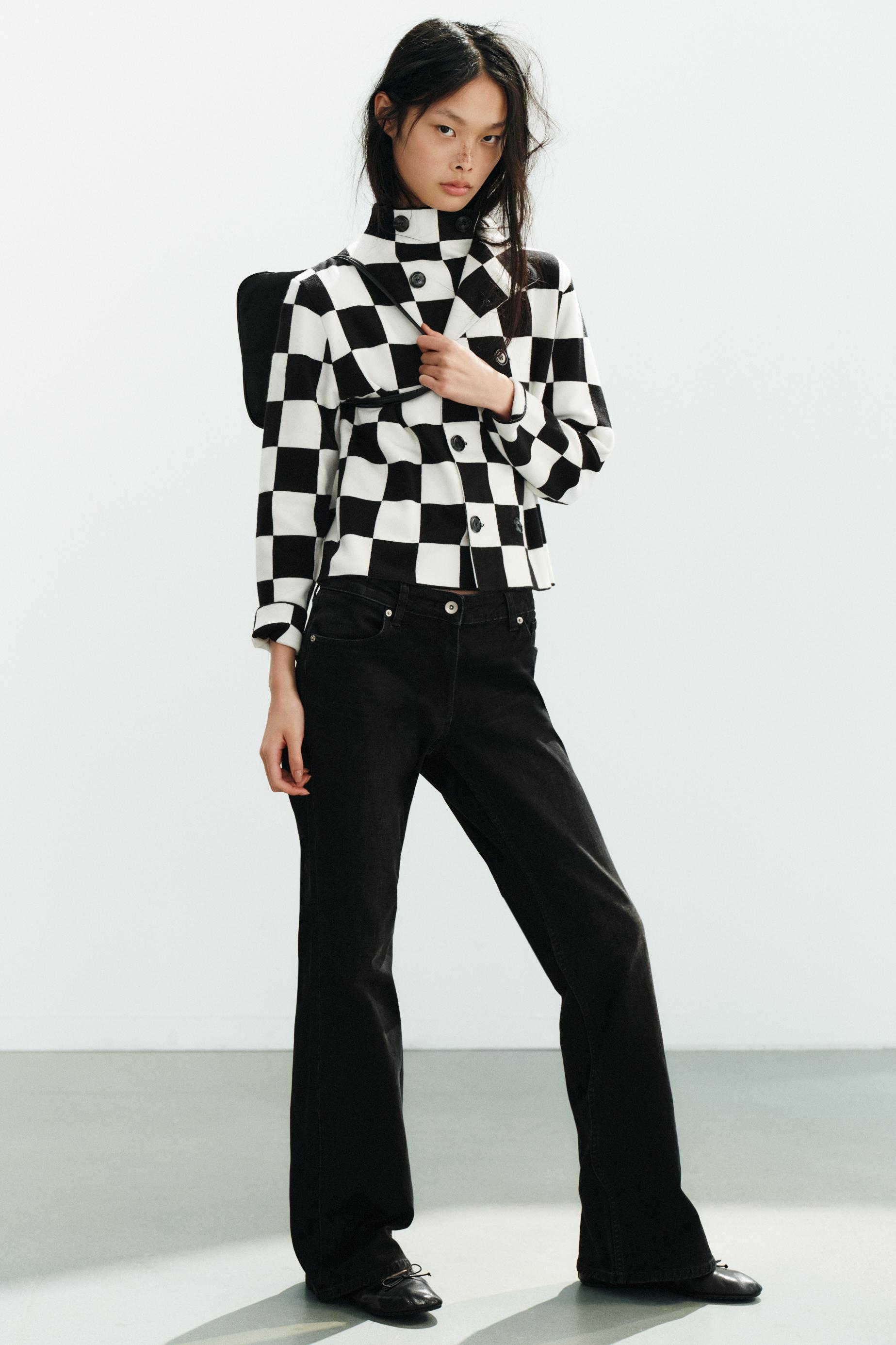 ДЖИНСЫ TRF BOOTCUT С НИЗКОЙ ПОСАДКОЙ — ZARA