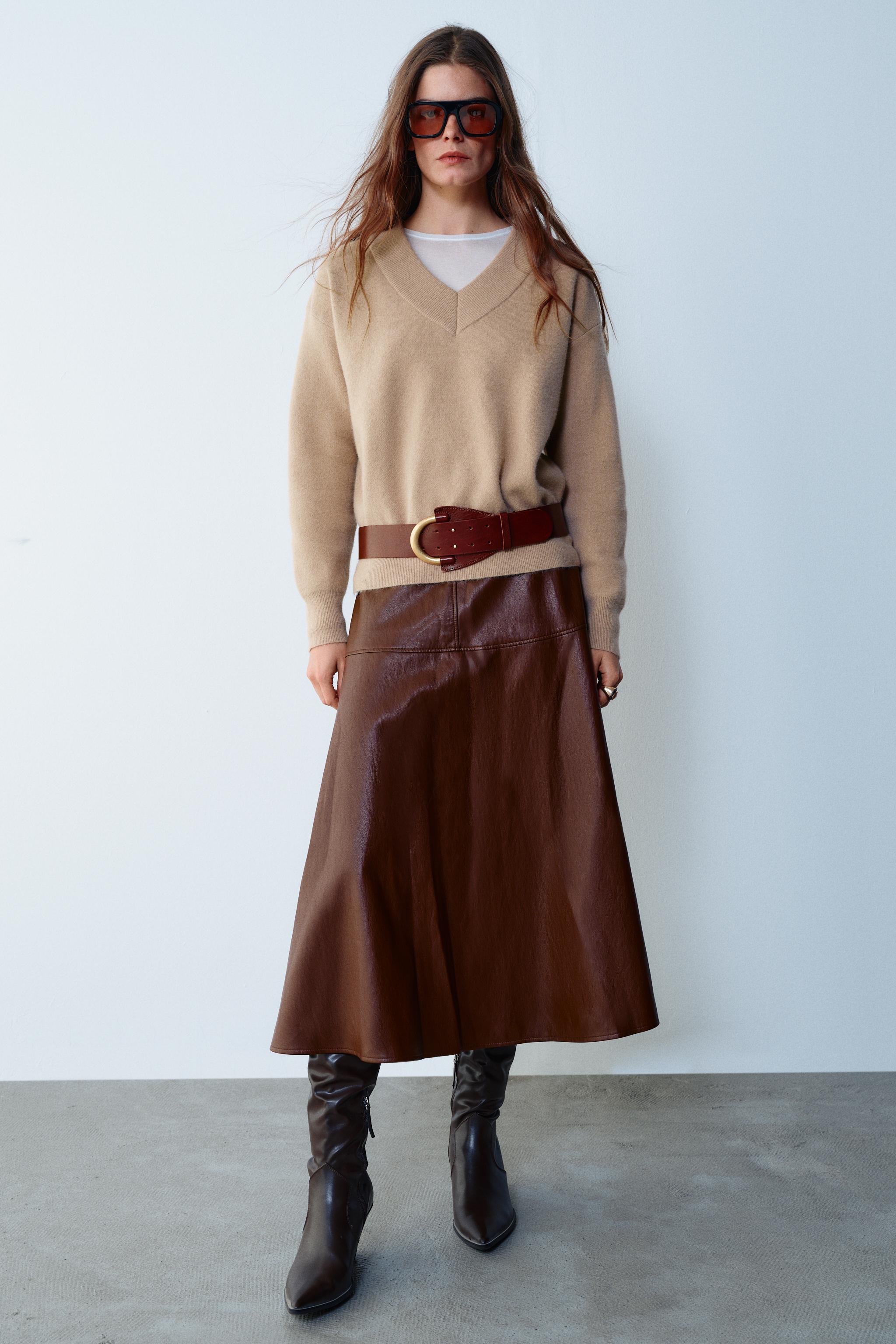 СВИТЕР ИЗ МЯГКОГО ТРИКОТАЖА — ZARA