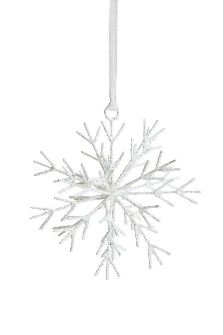 CHRISTMAS TREE SNOWFLAKE ORNAMENT