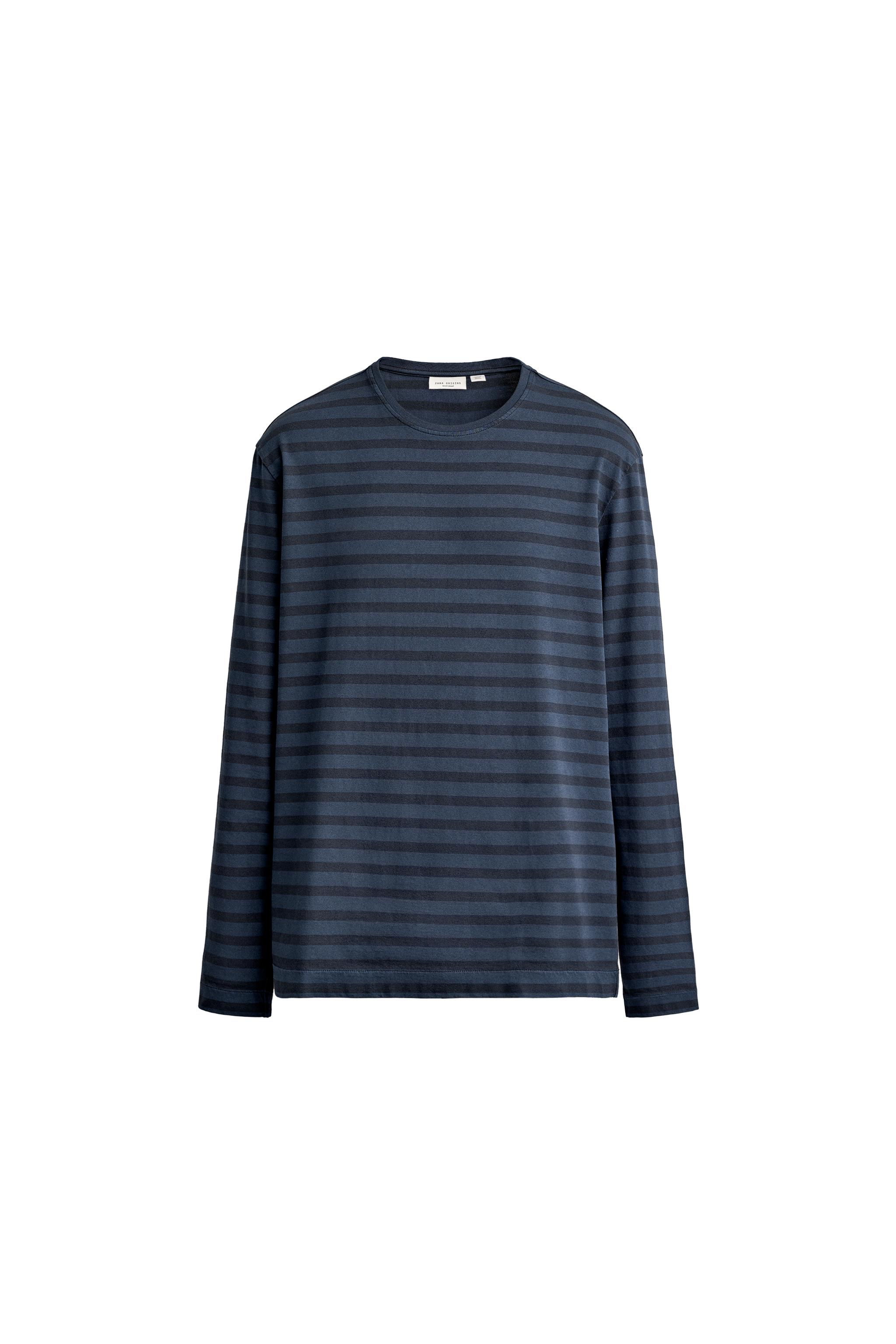 SUPIMA® STRIPED JACQUARD T-SHIRT — ZARA