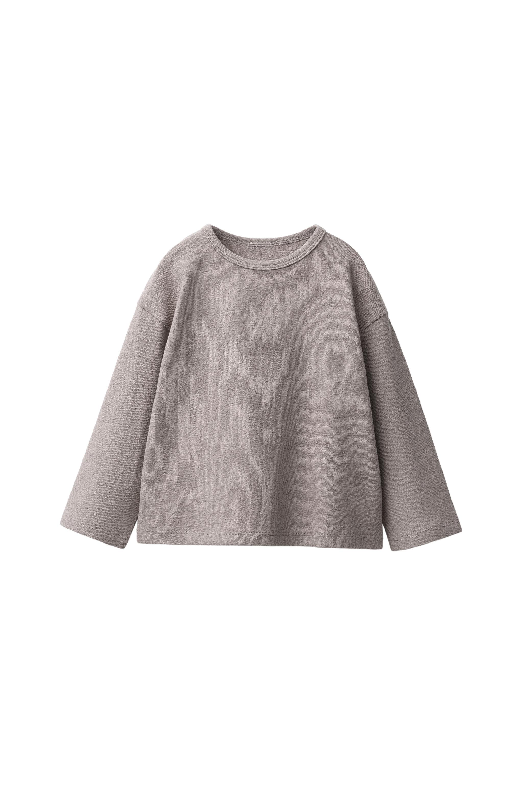 ОДНОТОННАЯ ФУТБОЛКА — ZARA