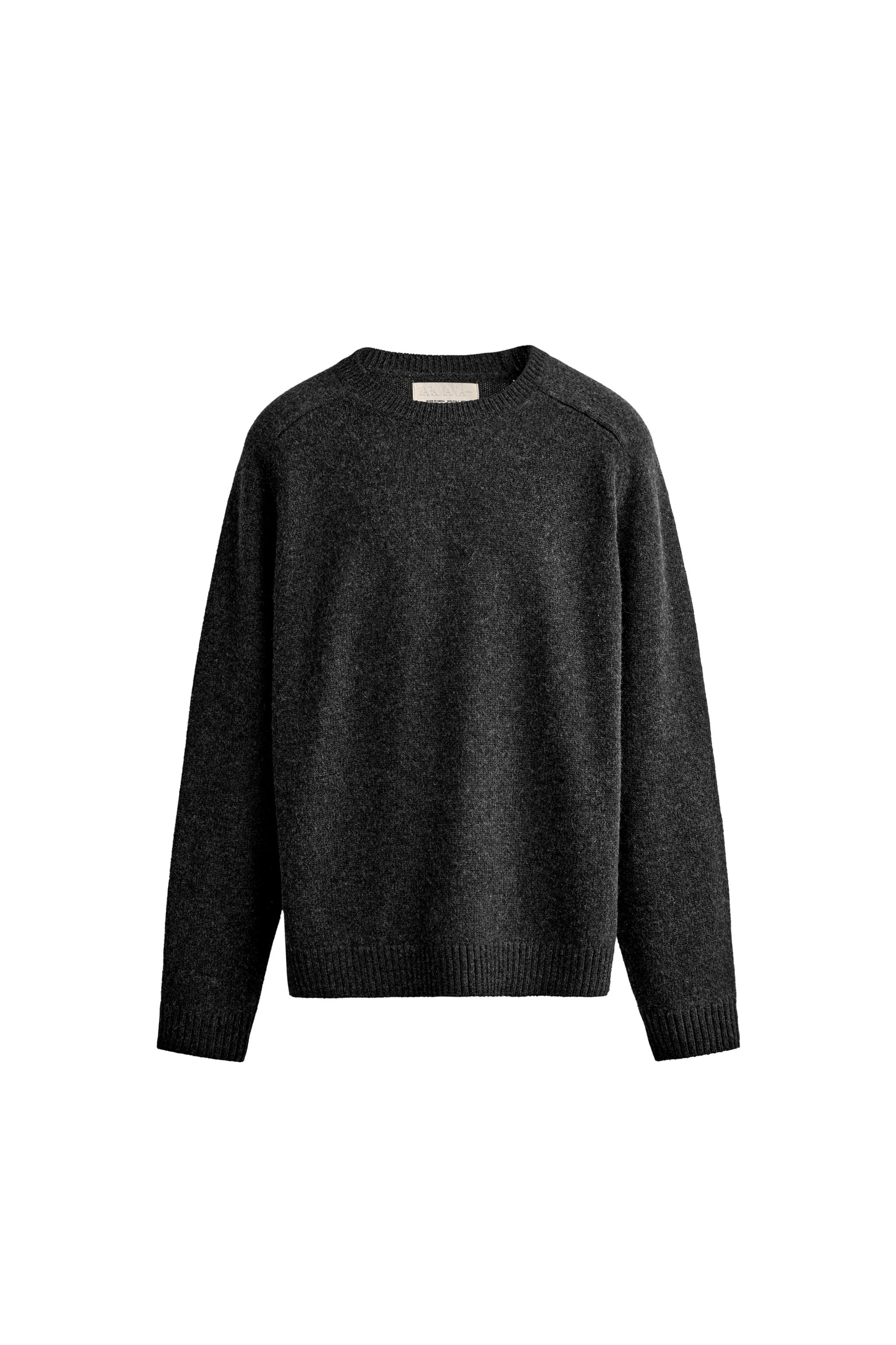 СВИТЕР ИЗ ХЛОПКА И ШЕРСТИ — ZARA