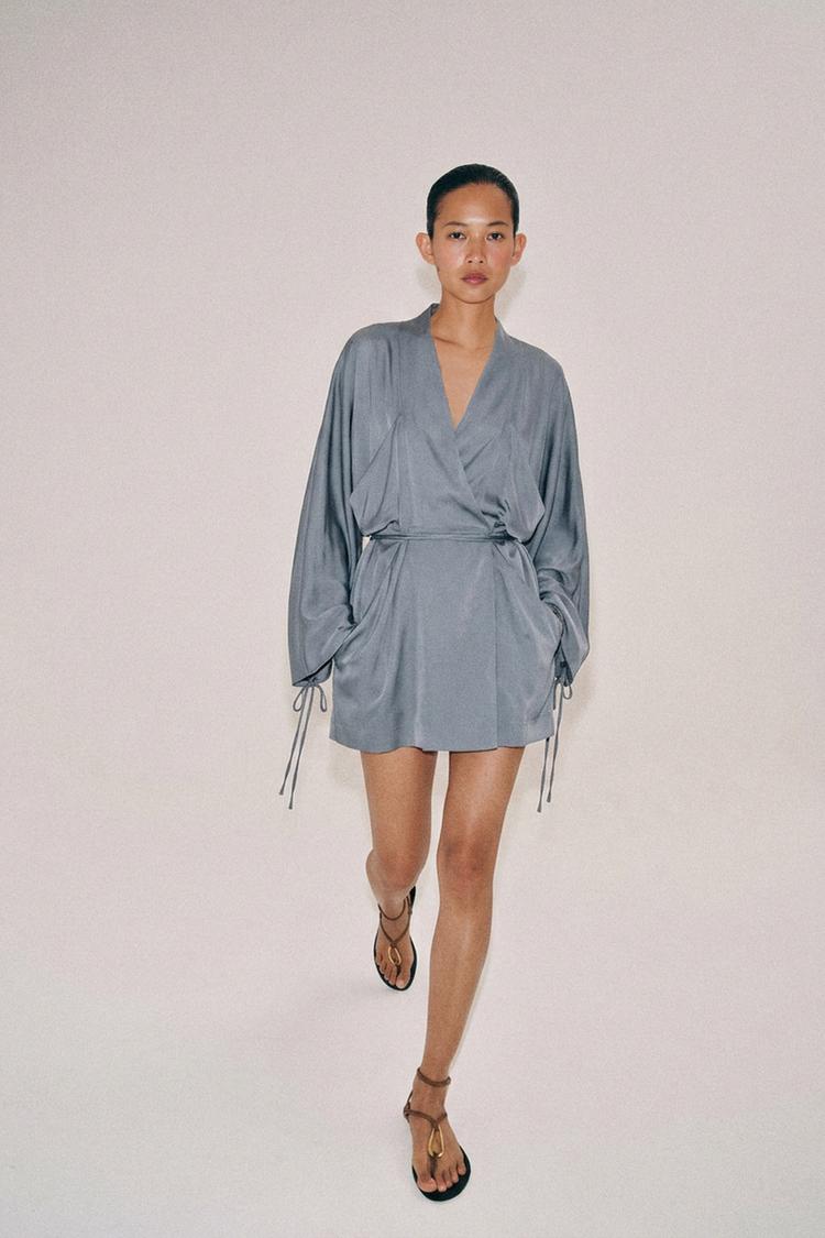 Платье ZW COLLECTION укороченное на запа́х