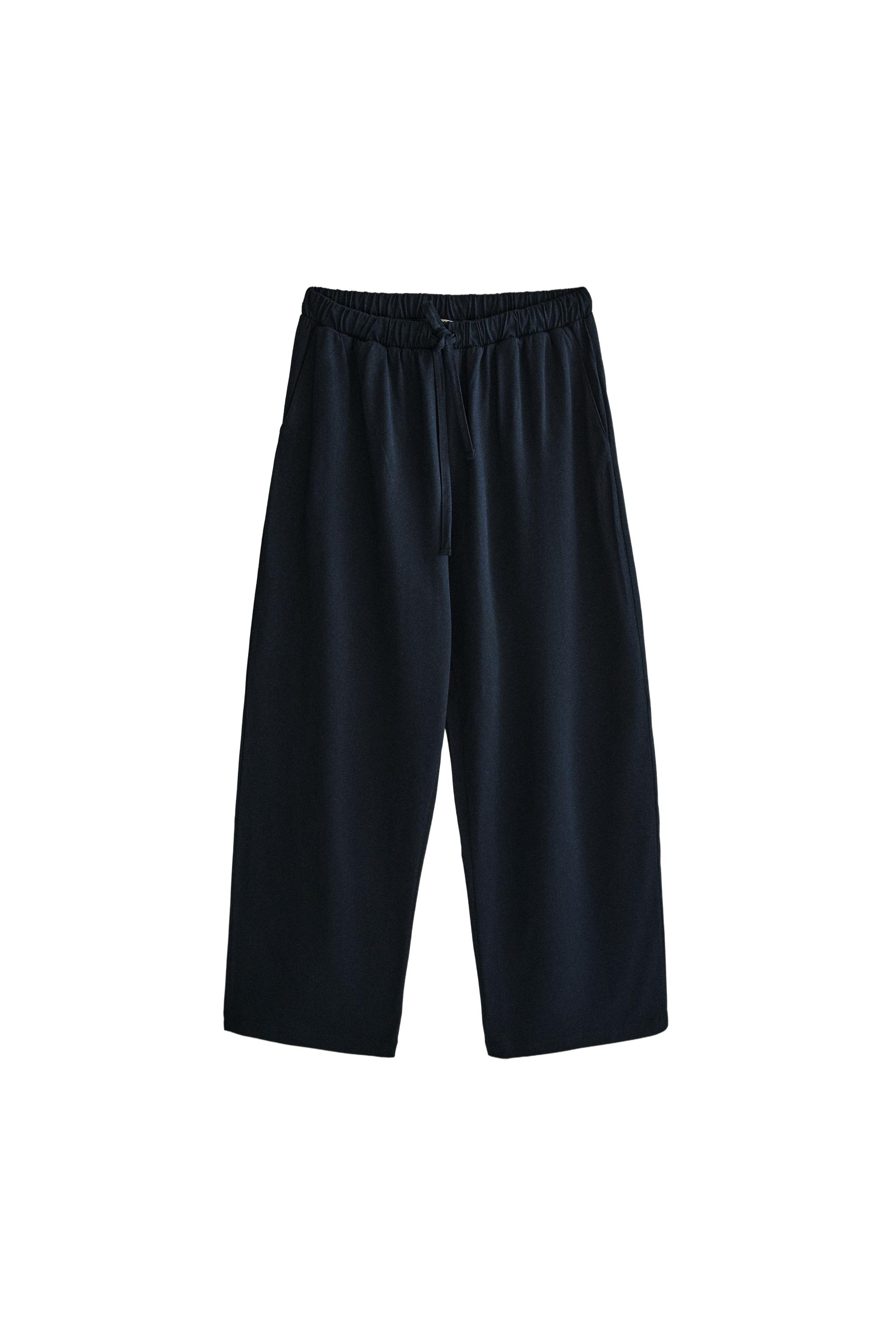 PLAIN COTTON TROUSERS — ZARA