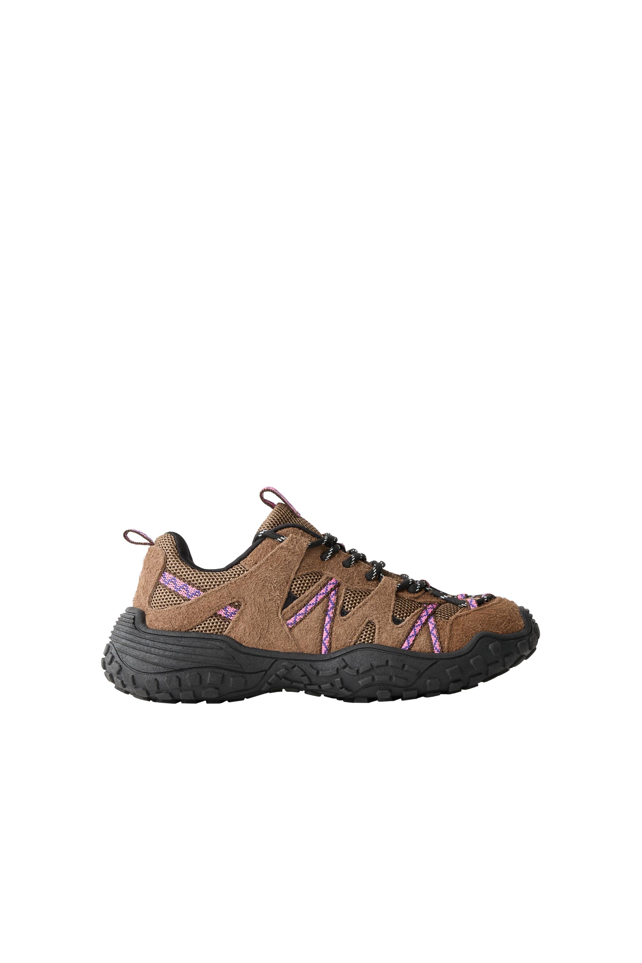 TECHNICAL LEATHER TRAINERS — ZARA