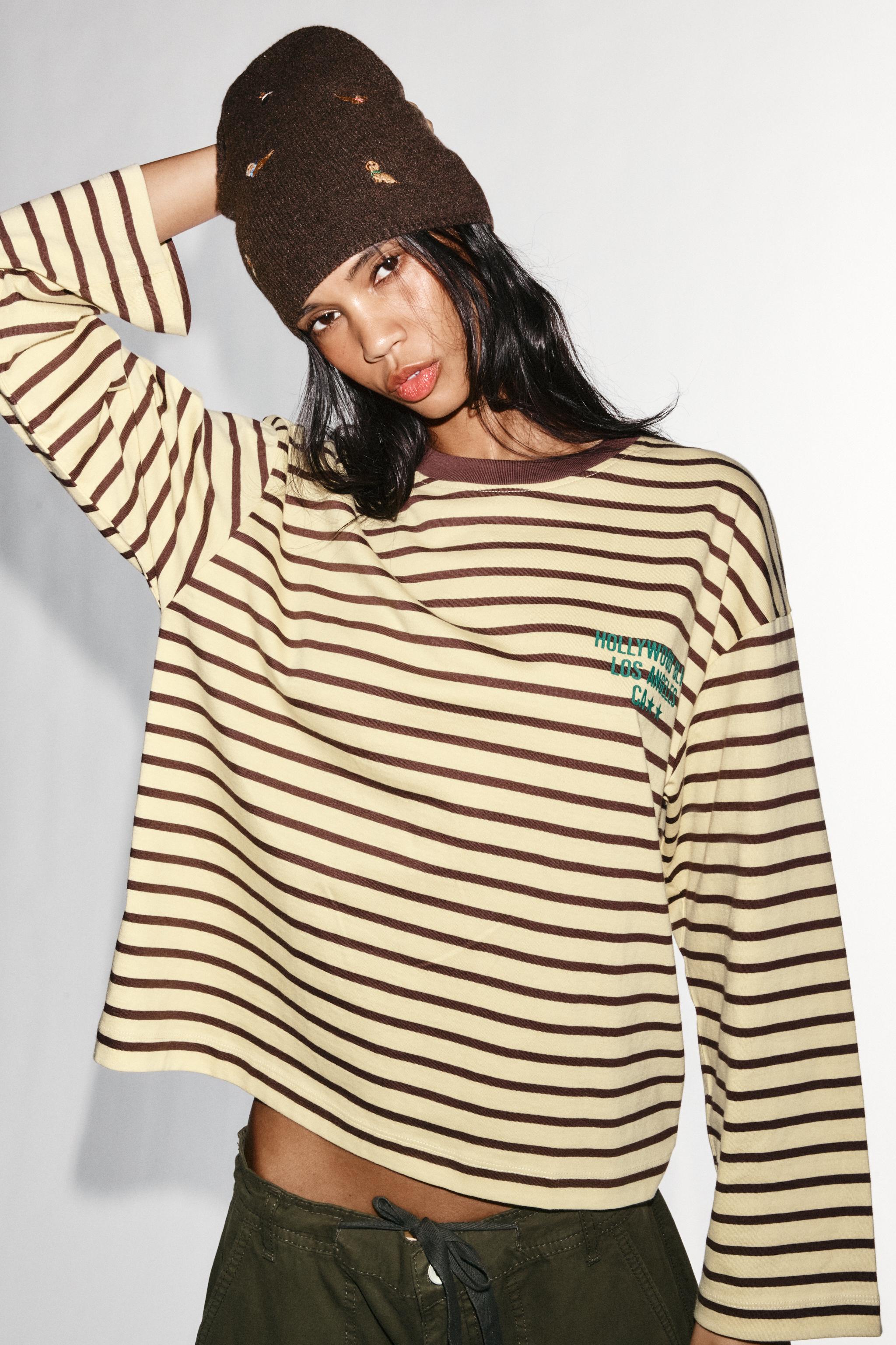 EMBROIDERED KNIT BEANIE — ZARA