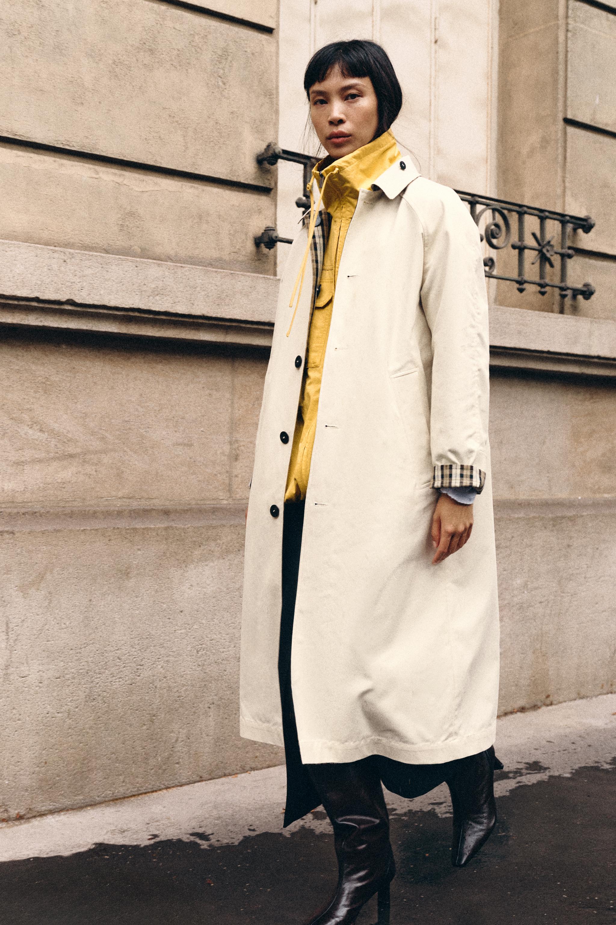 ДВУСТОРОННИЙ ТРЕНЧ В КЛЕТКУ — ZW COLLECTION — ZARA