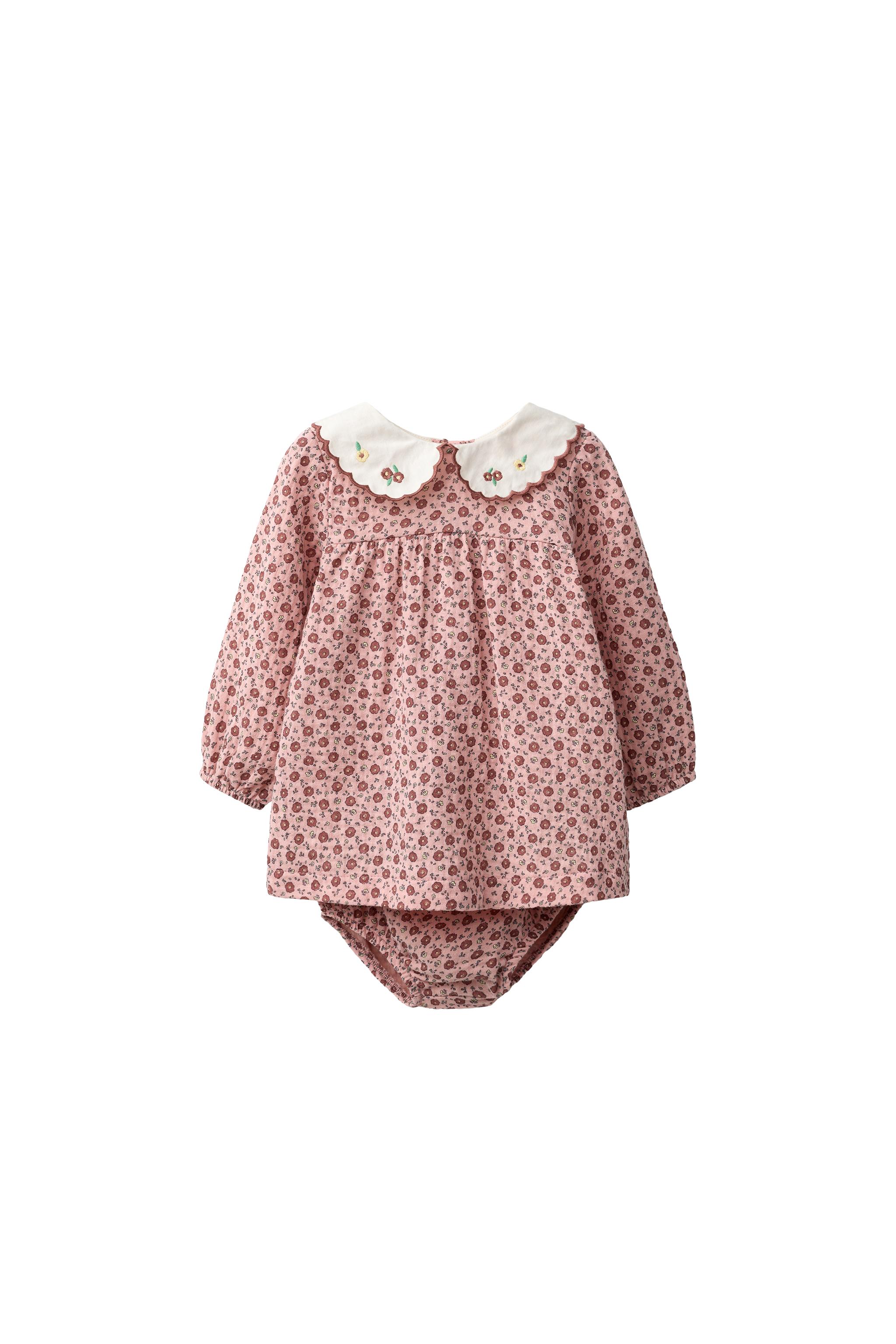 Платье с принтом фактурное + блюмеры — ZARA