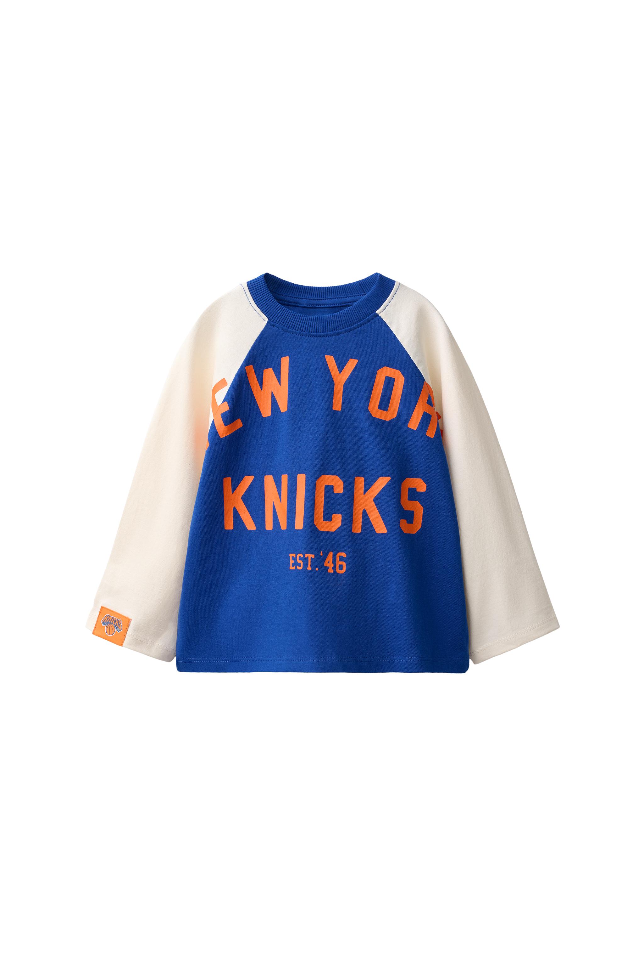ФУТБОЛКА С ДЛИННЫМИ РУКАВАМИ РЕГЛАН NBA — NYC KNICKS — ZARA