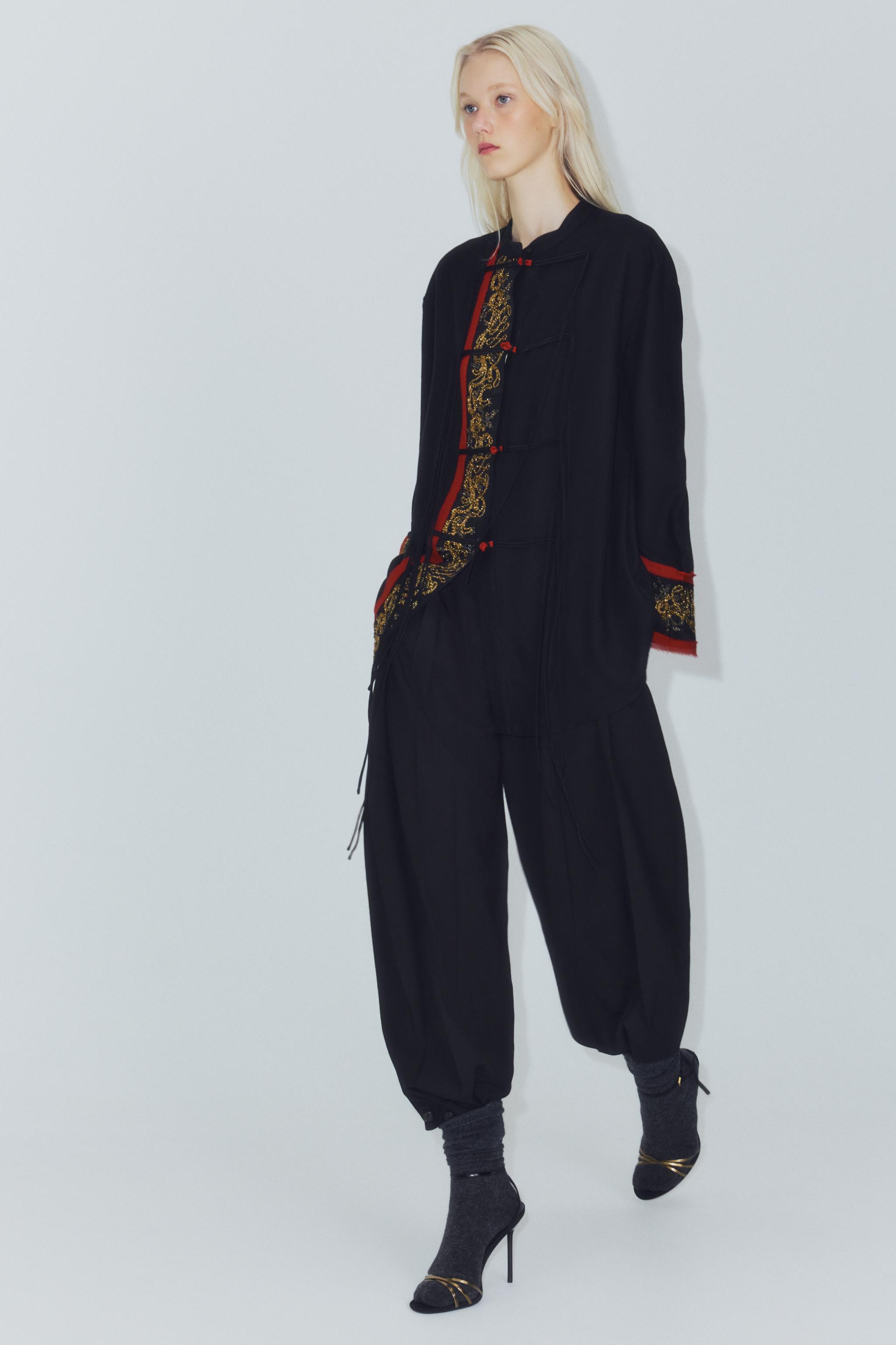 РУБАШКА С ВЫШИВКОЙ И БИСЕРОМ — ZW COLLECTION — ZARA